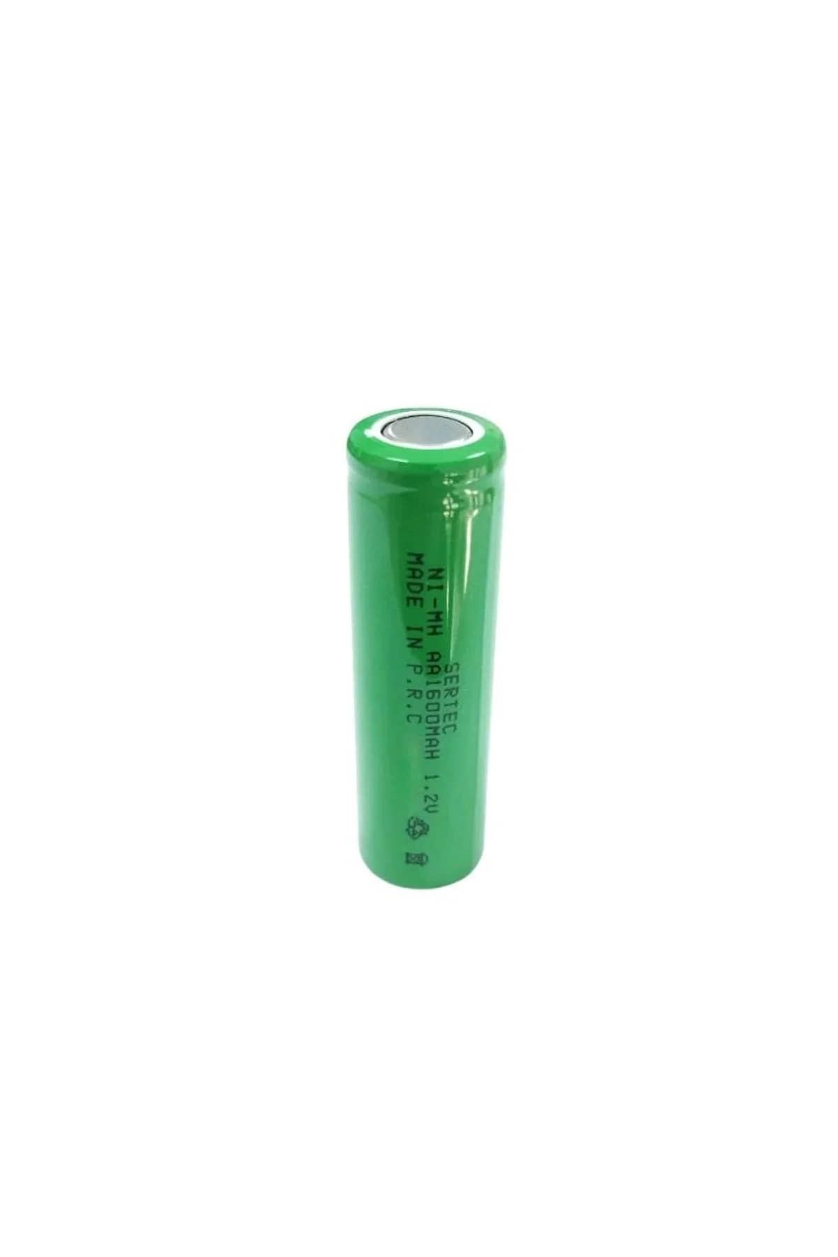 Sertec - 1.2v 1600 Mah - Aa - Ni-mh Şarjlı Pil - (başsız / Flat Head)