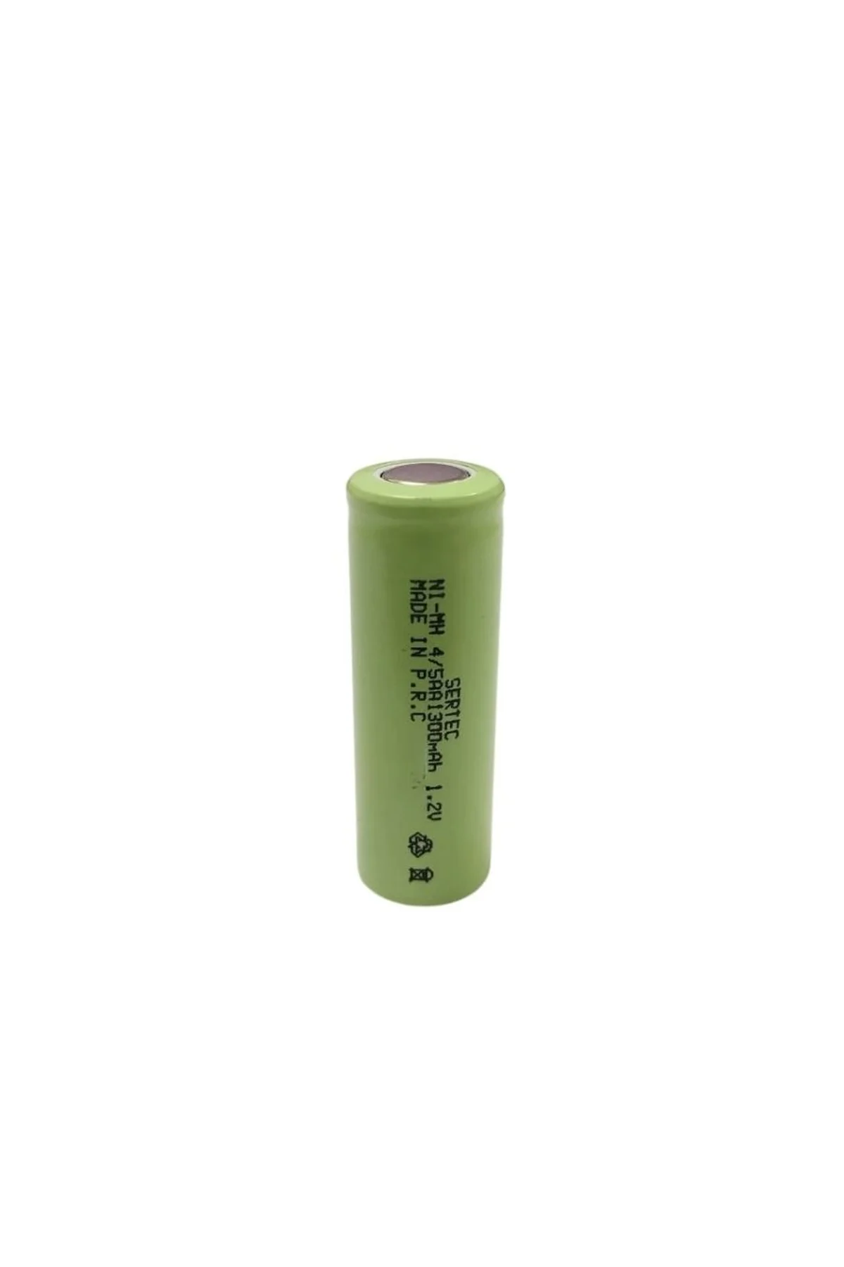 Sertec - 1.2v 1300 Mah - 4/5aa- Ni-mh Şarjlı Pil - (başsız / Flat Head)