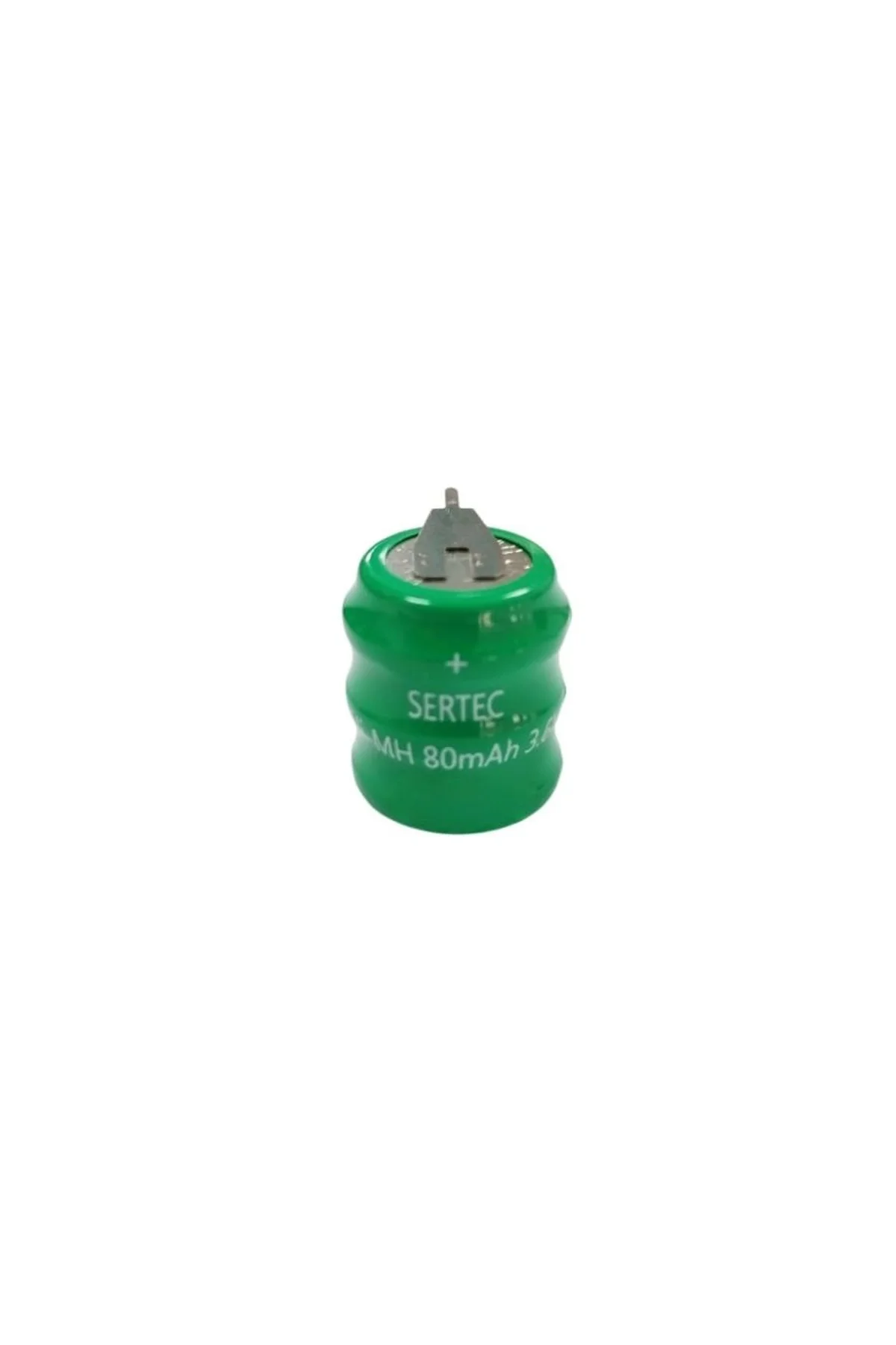 Sertec - 3.6v 3s1p 80 Mah 2 Pin Nı-mh Buton Pil