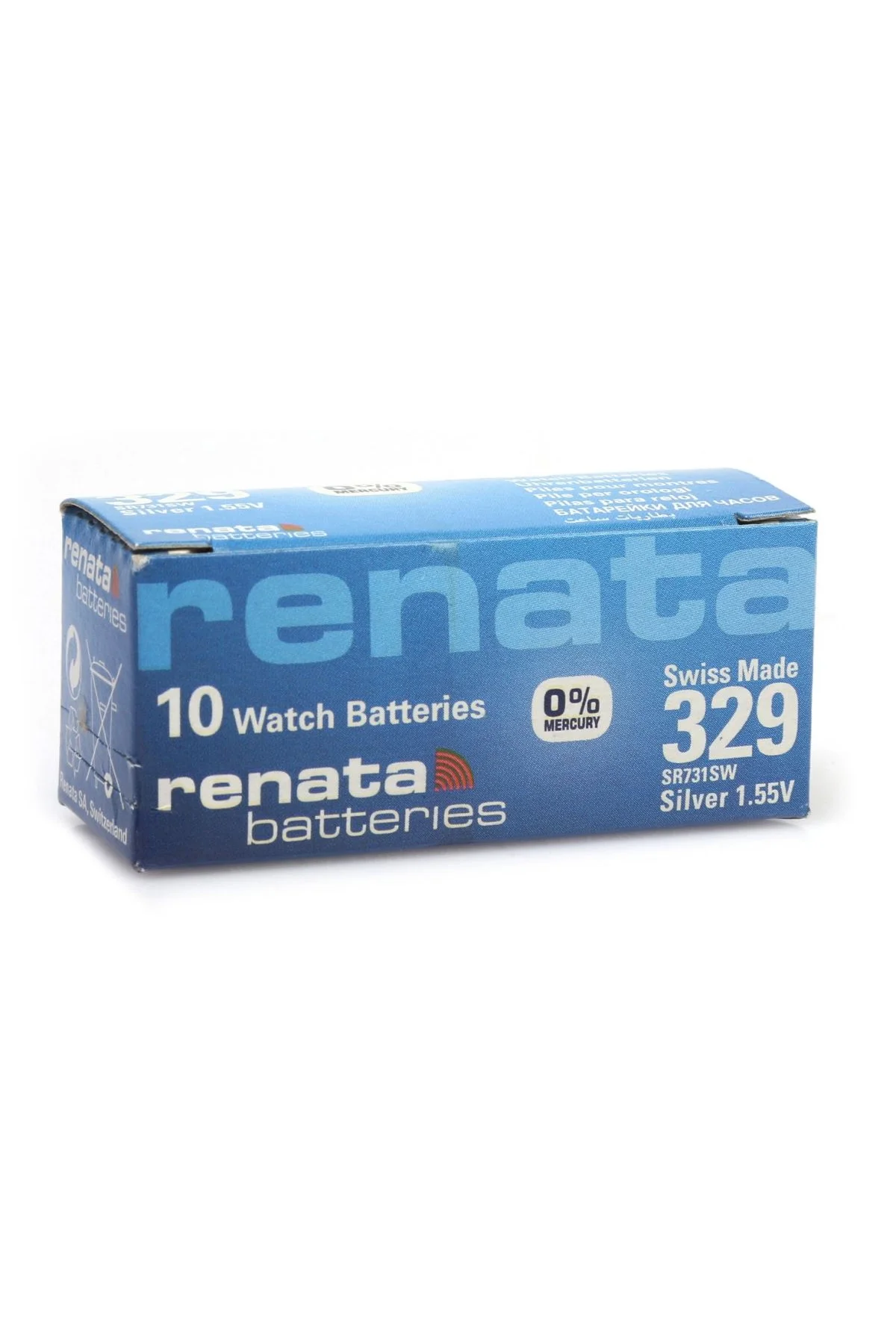 Renata 329 Sr731sw 1.55v Alkalin Saat Pili 10 Adet