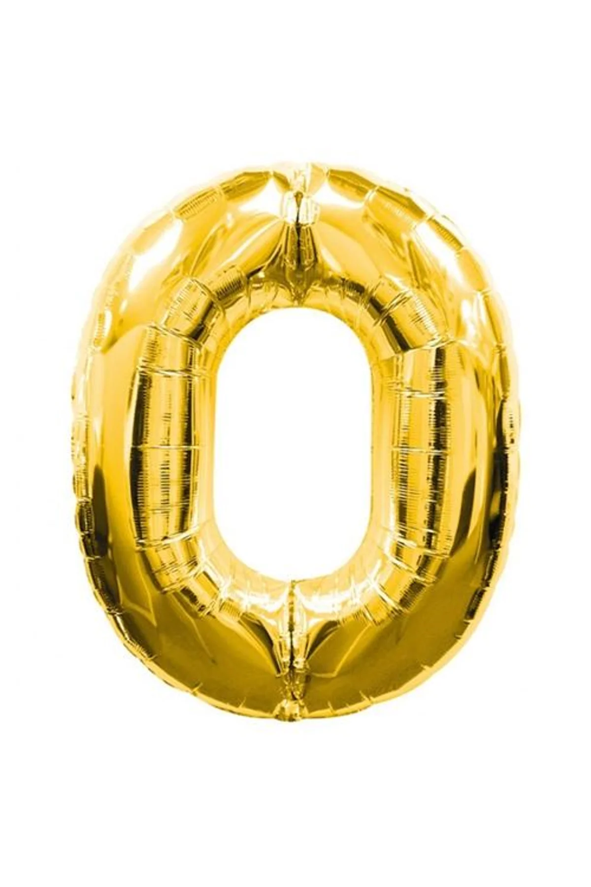 0 Rakamlı Folyo Balon Gold Renk 40 İnç