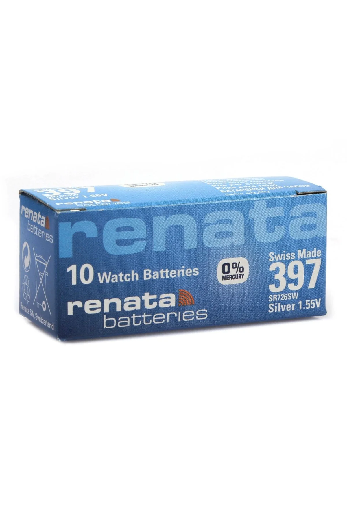 Renata 397 Sr726sw 1.55v Alkalin Saat Pili 10 Adet