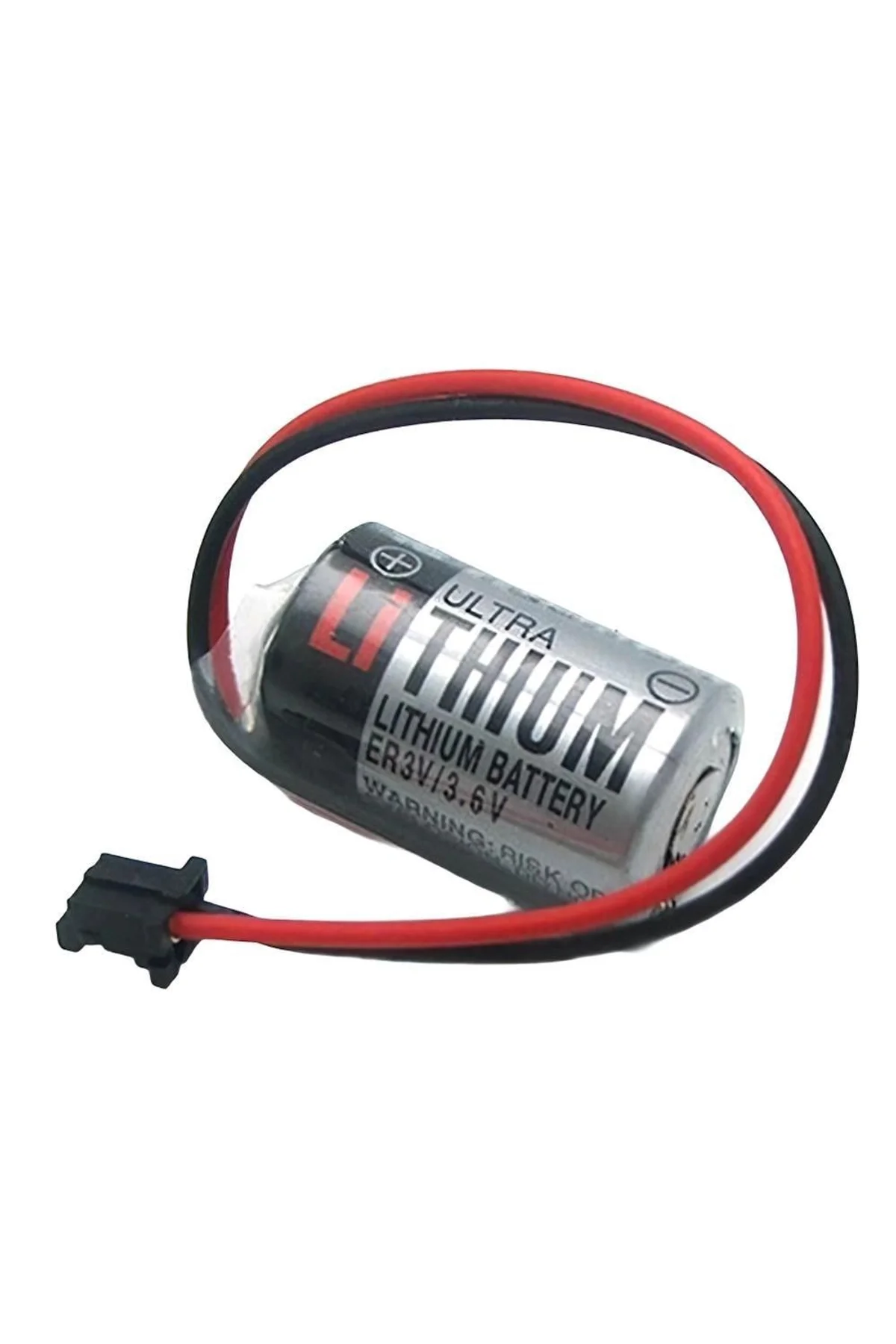 Toshiba Er3v 3.6v 1/2aa Size Lithium Pil - Siyah Soket