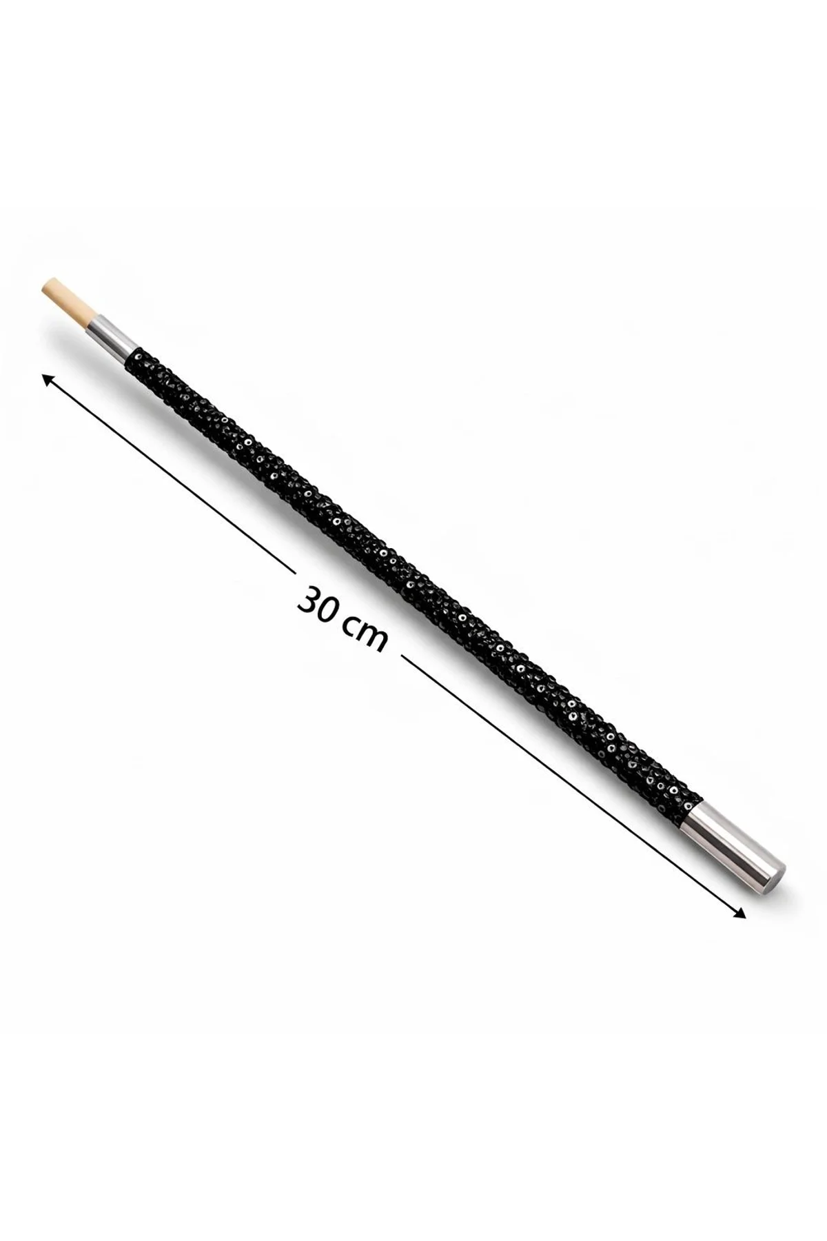 30 Cm Siyah Payetli Tutacağı – 1920’ler Gatsby Parti Aksesuarı - Just Cheap Store Görsel 2