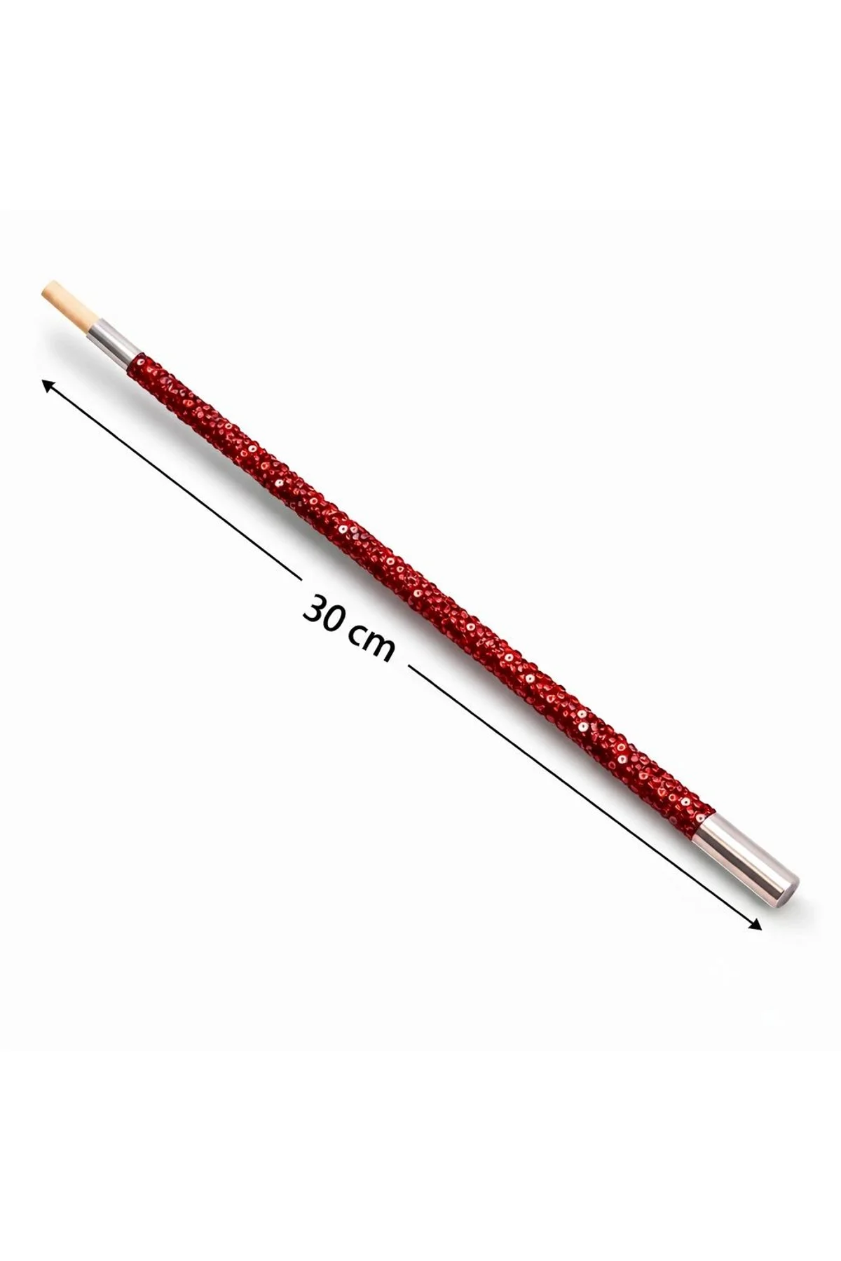 30 Cm Kırmızı Payetli Tutacağı – 1920’ler Gatsby Parti Aksesuarı - Just Cheap Store Görsel 2