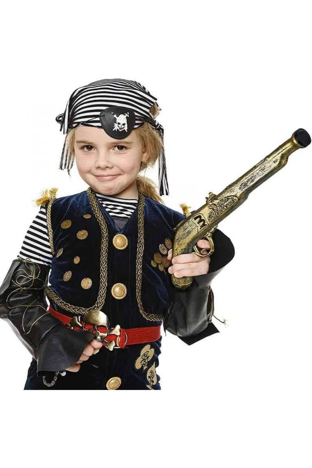 Eskitilmiş Desenli Plastik Oyuncak Korsan Sı 40 Cm - Just Cheap Store Görsel 2