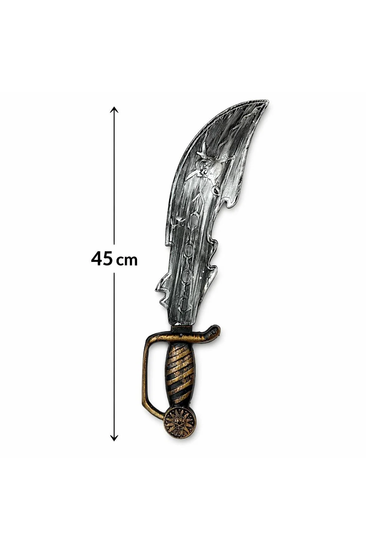 Eskitme Detaylı Plastik Korsan Kılıcı 45 Cm - Just Cheap Store Görsel 3
