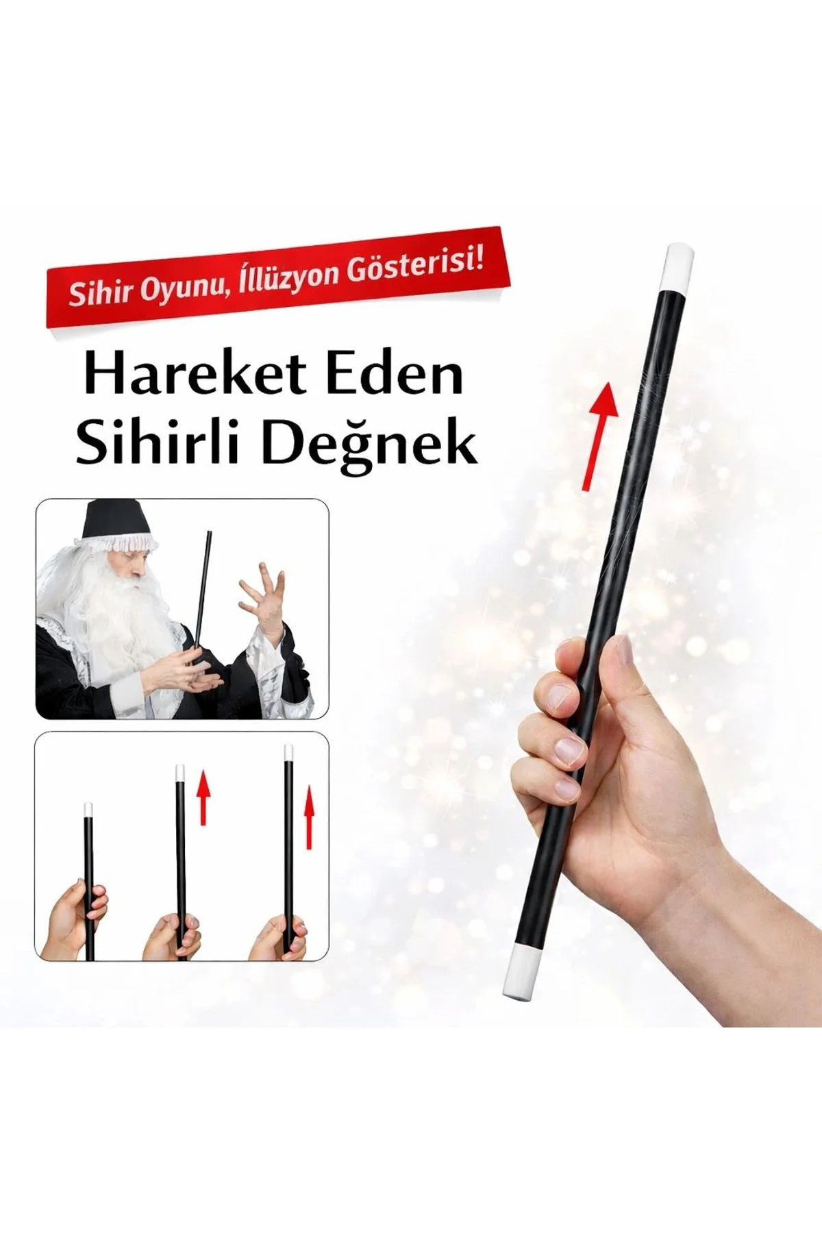 Hareket Eden Sihirli Değnek Çubuk 24 Cm