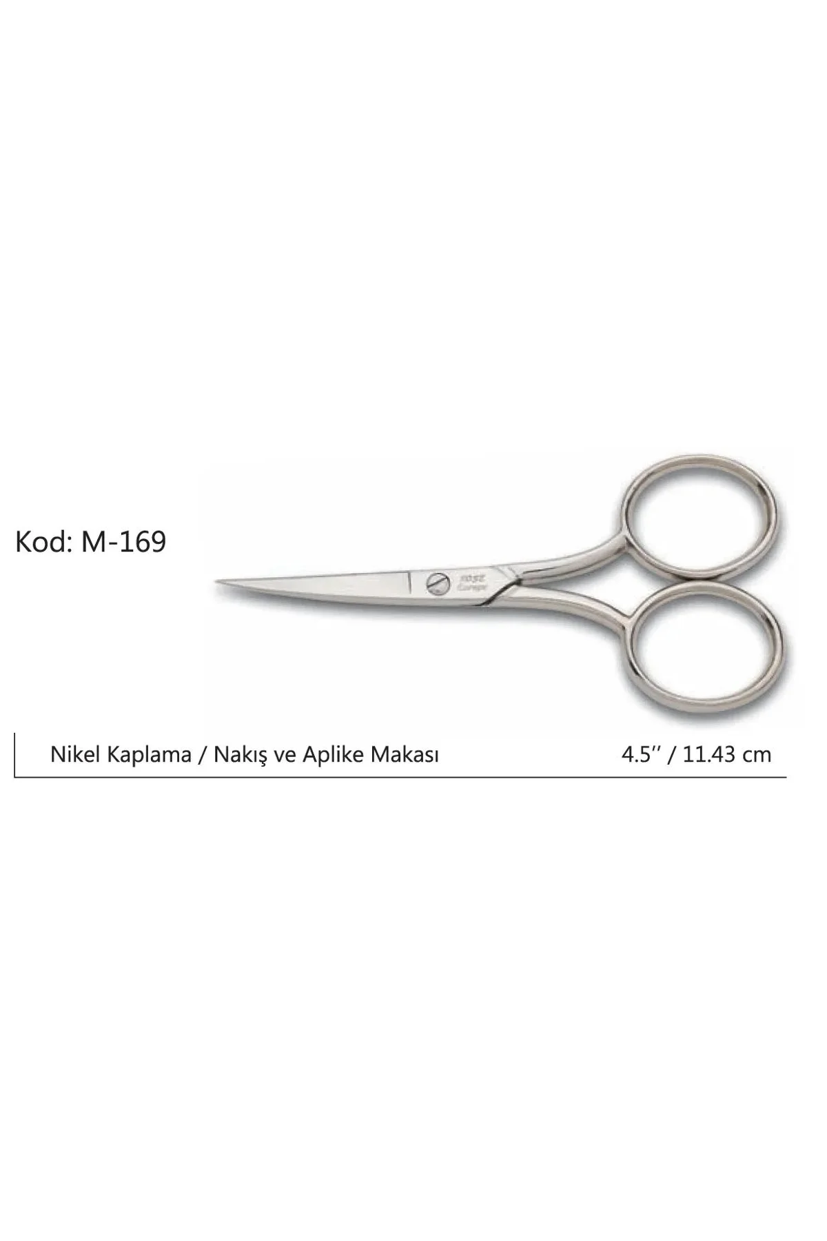 Europe Az Kalın Nakış Makası Süper Kalite No:4,5 11,43 Cm