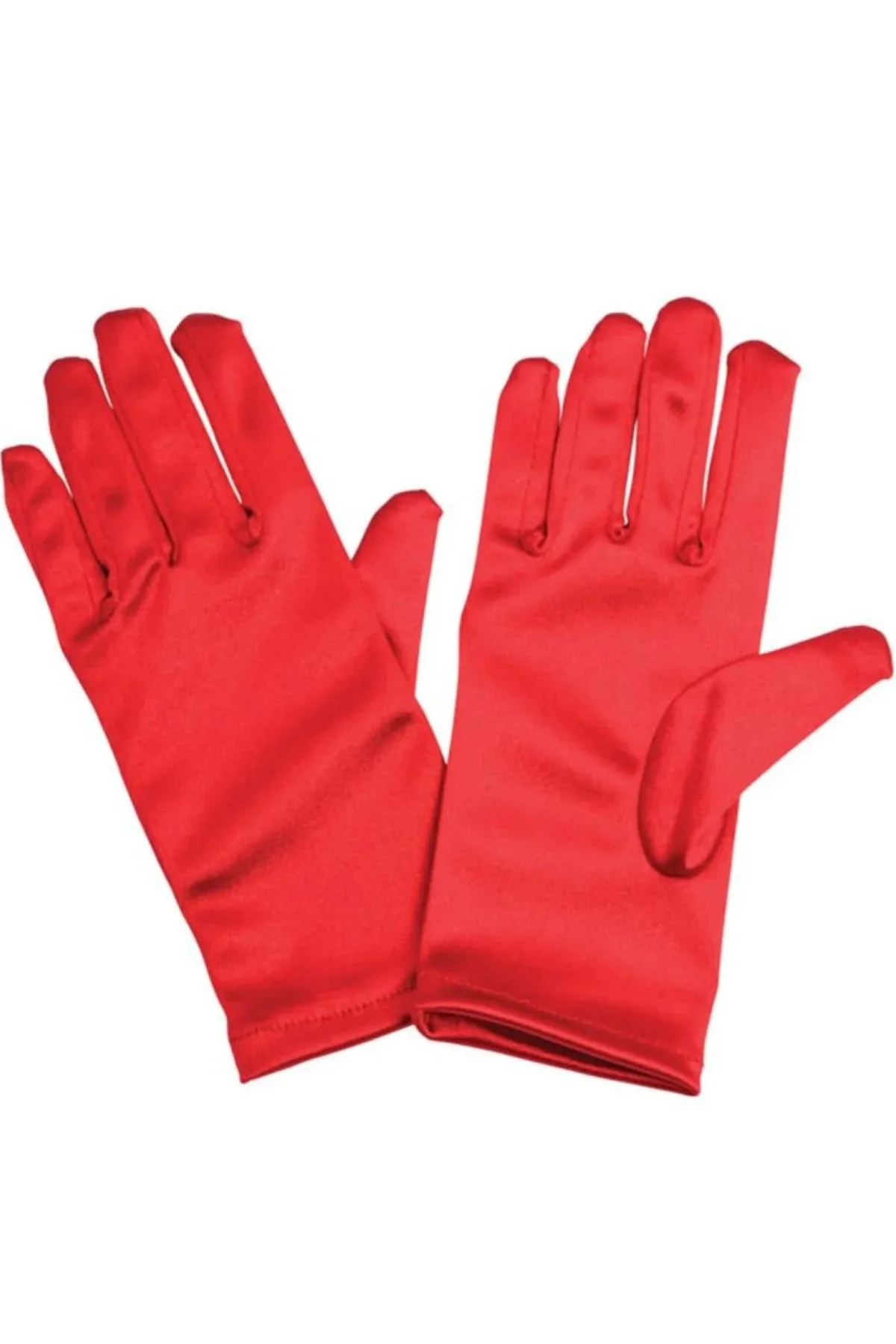 Kırmızı Renk Likralı 23 Nisan 29 Ekim 19 Mayıs Gösteri Bando Eldiveni 10 Çift ( 20 Adet ) - Just Cheap Store Görsel 2