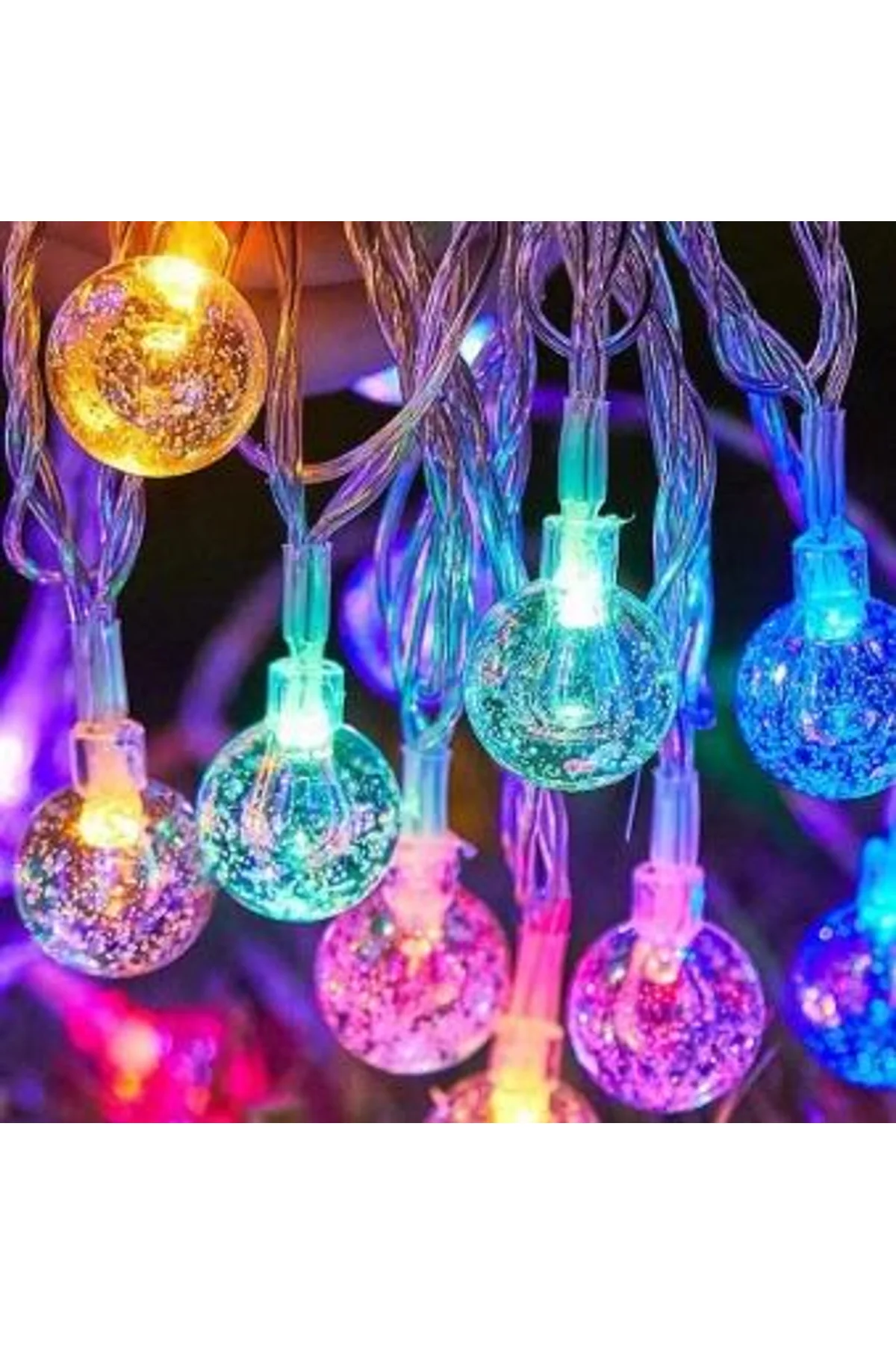 3m 20 Led Kristal Top Rgb Pilli Mz-308