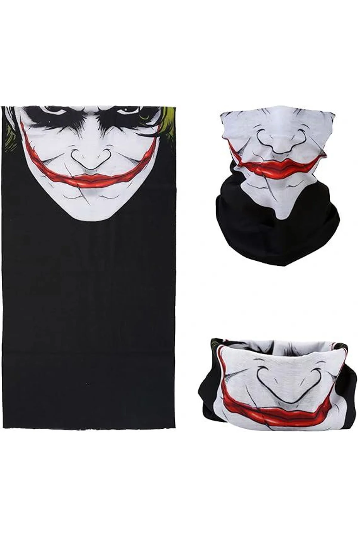 Joker Desenli Çok Amaçlı Buff – Yüz, Boyun Ve Bandana Maskesi 5 No - Just Cheap Store Görsel 2