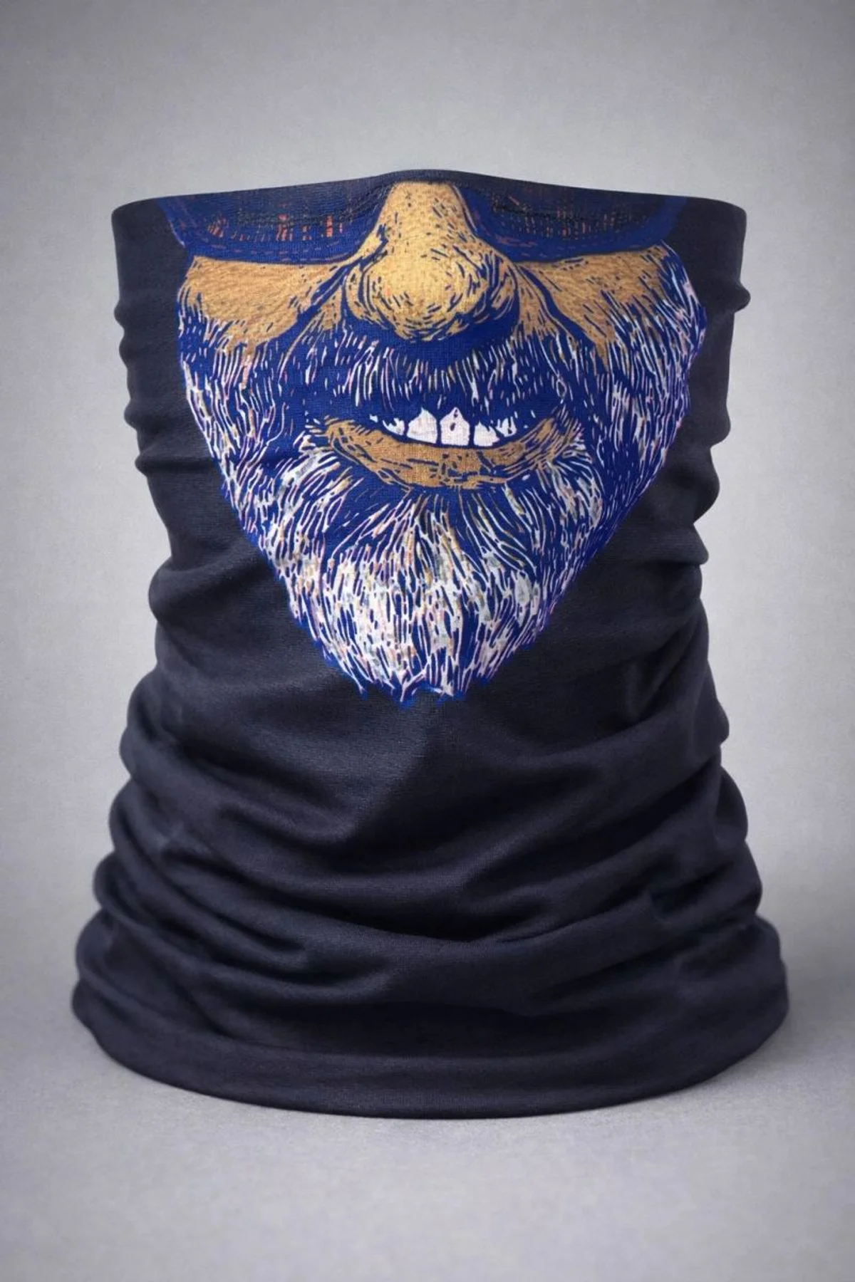 Sakallı Yüz Desenli Baf Buff – Çok Amaçlı Boyunluk Maske 1 No - Just Cheap Store Görsel 2