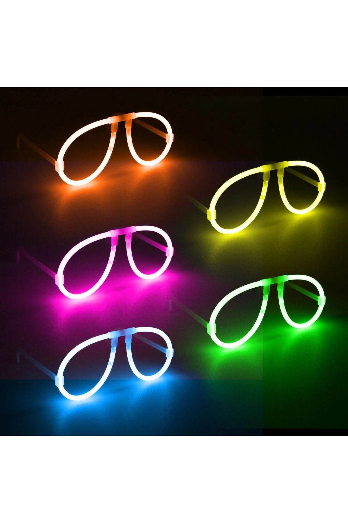 Neon Glow Fosfor Gözlük – Festival Parti (1239li Set) - Just Cheap Store Görsel 2