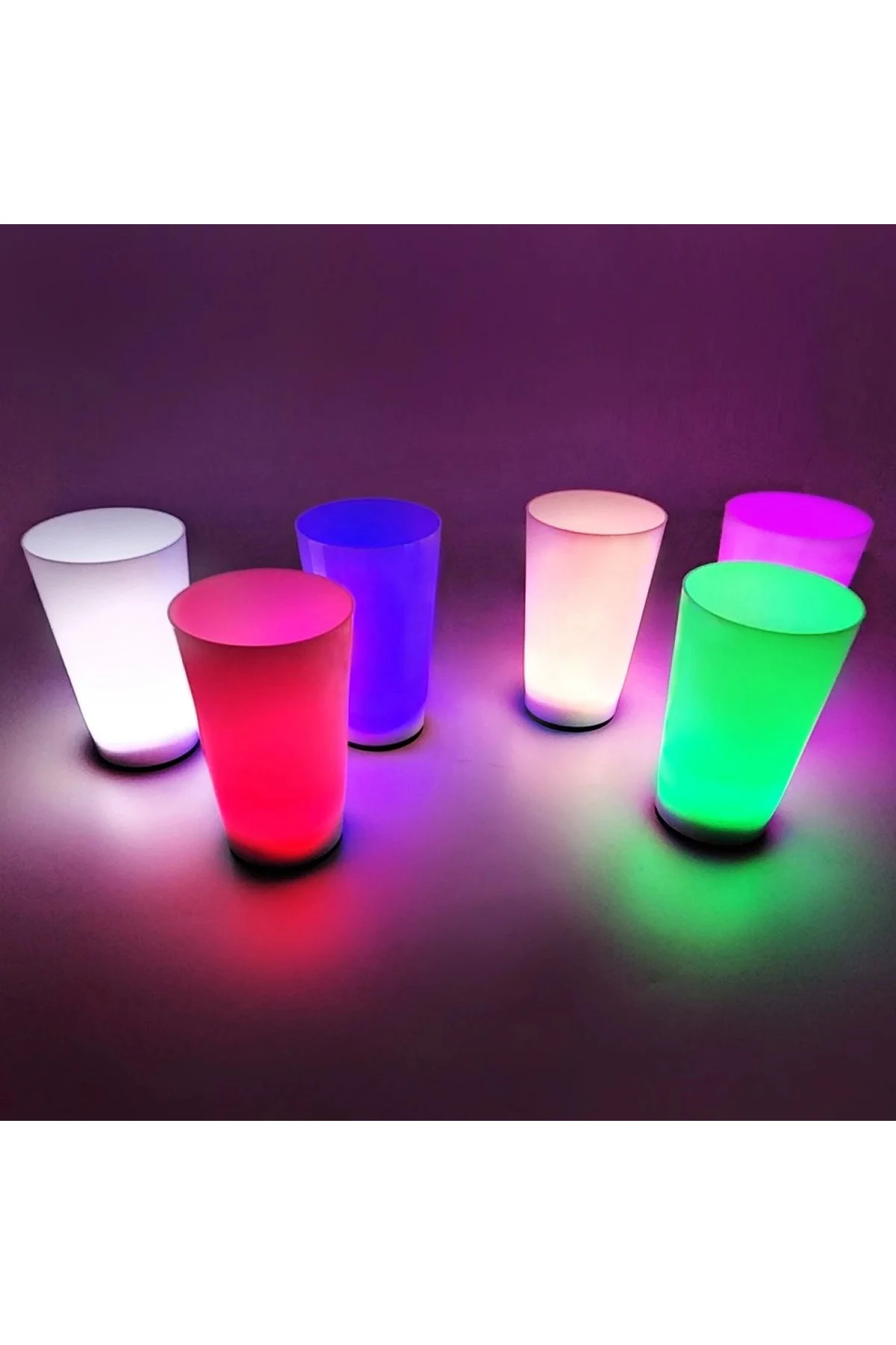 Glow Partisi Bardakları 6 Renk 6 Adet 1.5 Oz 4.5 X 6.5 Cm - Just Cheap Store Görsel 2