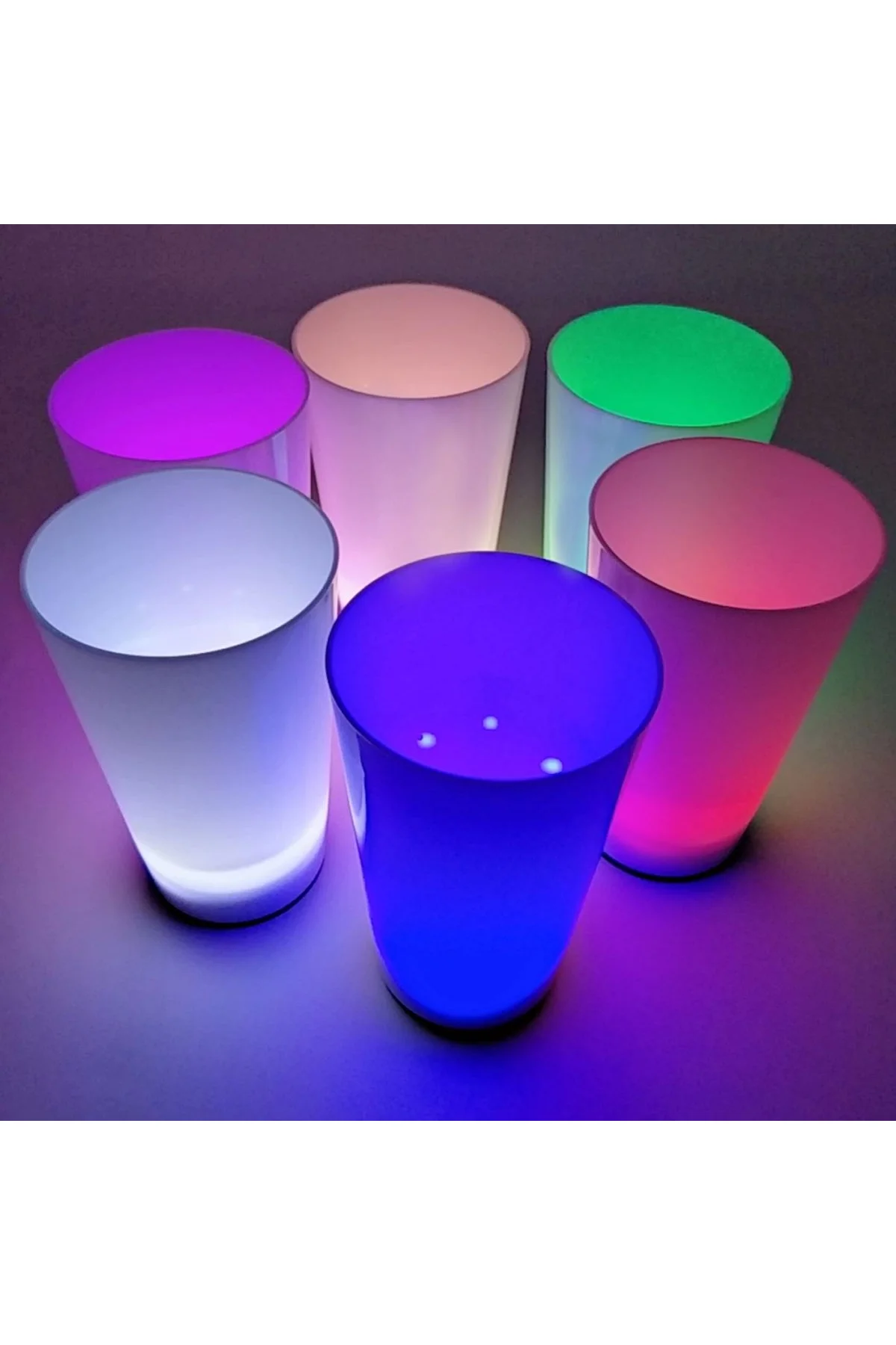 Glow Partisi Bardakları 6 Renk 6 Adet 1.5 Oz 4.5 X 6.5 Cm - Just Cheap Store Görsel 4