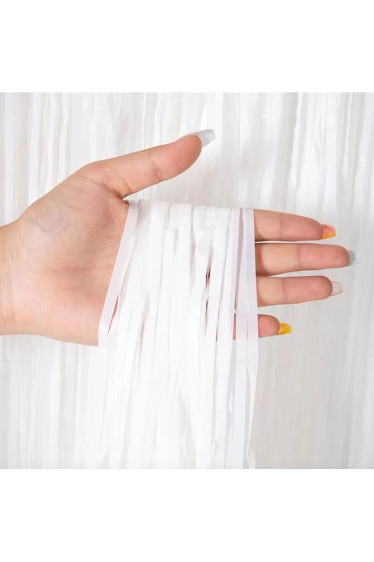 Soft Beyaz Renk Duvar Ve Kapı Perdesi İthal 100x200 Cm - Just Cheap Store Görsel 2