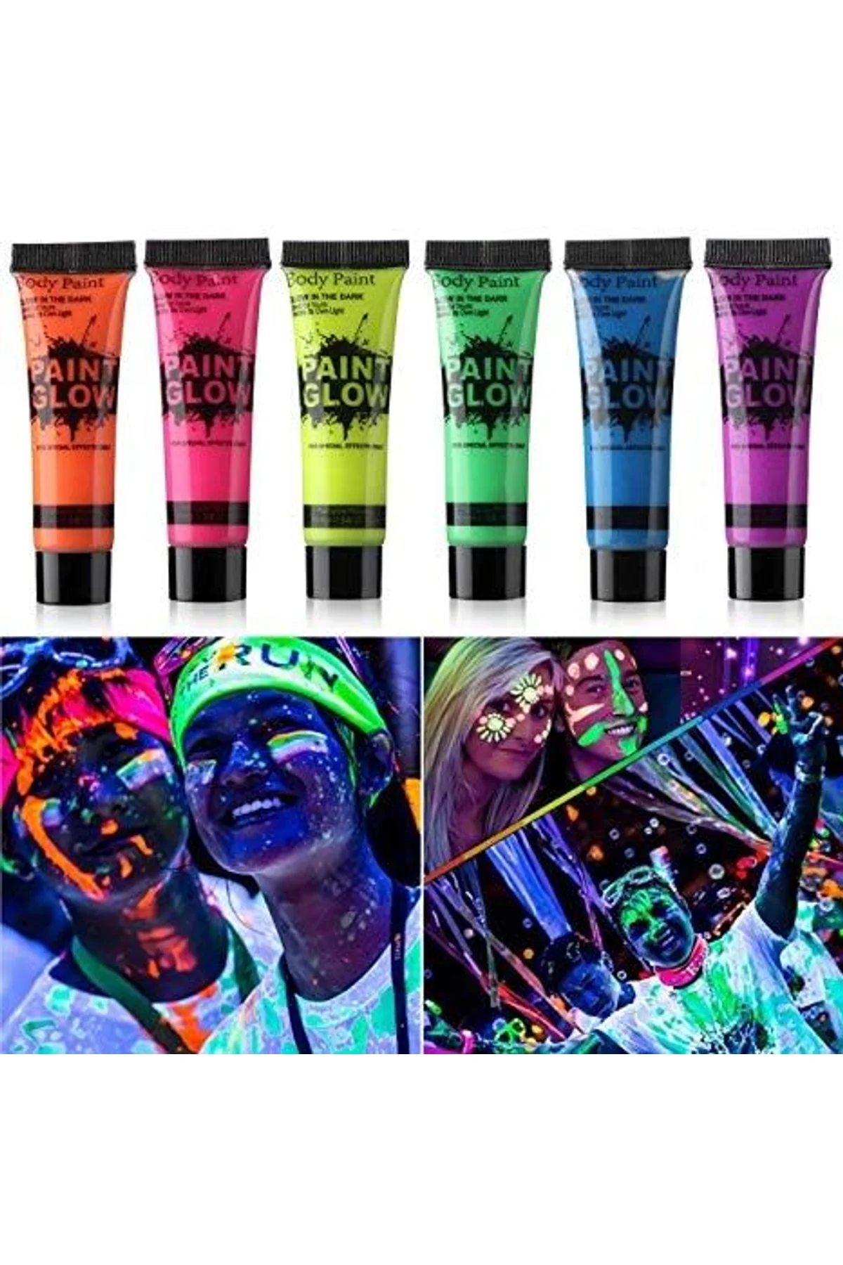 Glow Sboya Fosforlu Krem Boya 12 Adet - Just Cheap Store Görsel 3