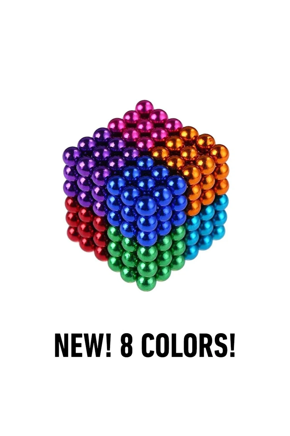 Renkli 216 Mıknatıs Neocube Mıknatıs 5mm Neodyum - Just Cheap Store Görsel 3
