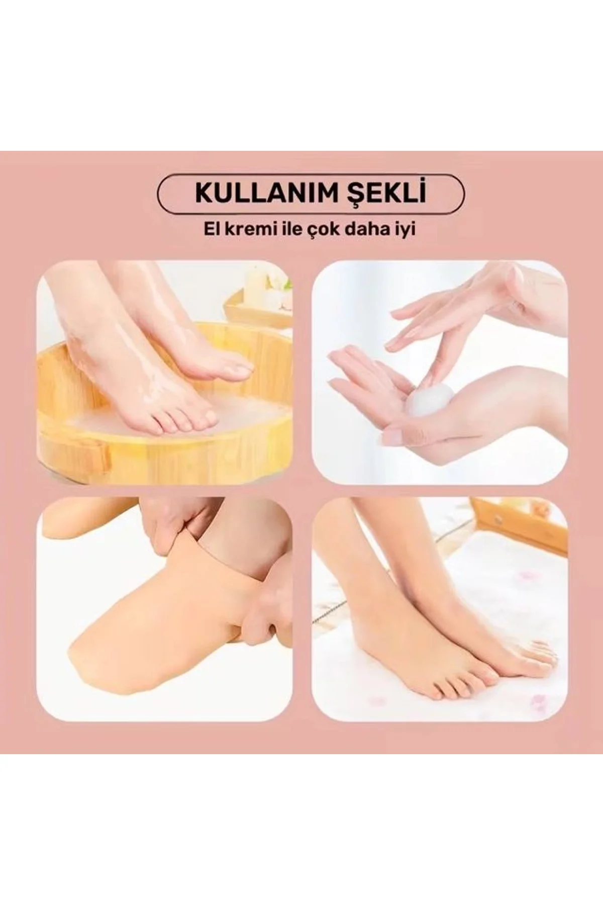 Ekstra Kalın Silikon Jel Ayak Nemlendirici Çorap - Just Cheap Store Görsel 2