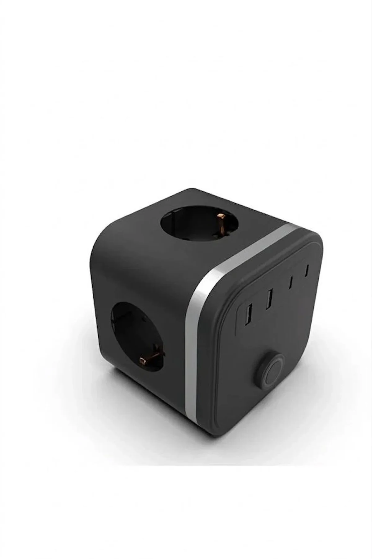 Termal Akım Korumalı Isıya Dayanıklı 3’lü Duvar Tipi Priz 2x Usb 2x Typce 3680 W - Just Cheap Store Görsel 3