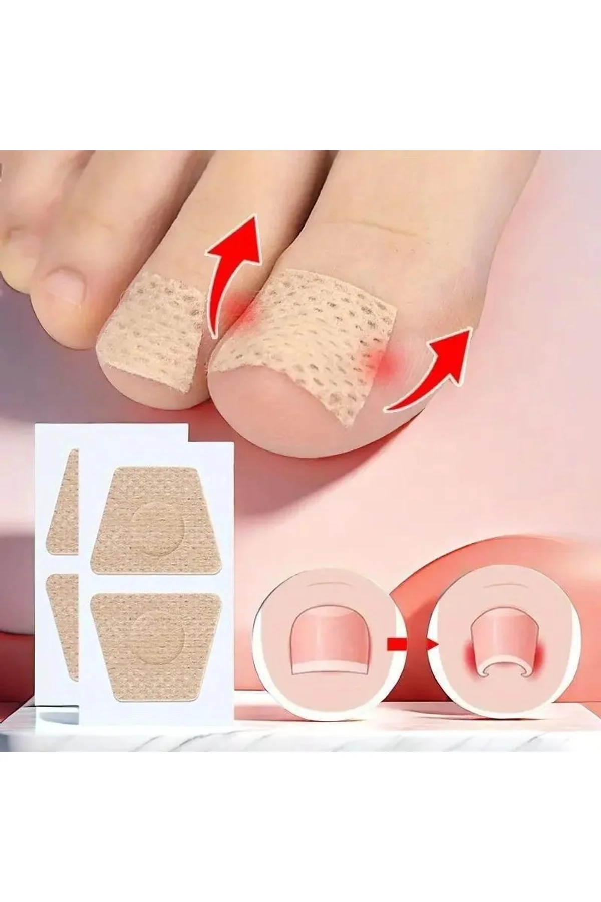 Kolay Uygulanabilir Ayak Tırnağı Onarım Yaması (10lu Set) - Just Cheap Store Görsel 5