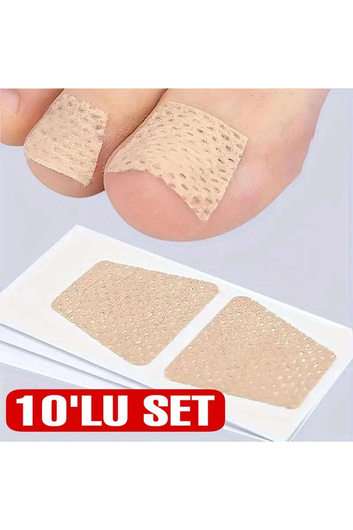 Kolay Uygulanabilir Ayak Tırnağı Onarım Yaması (10lu Set)