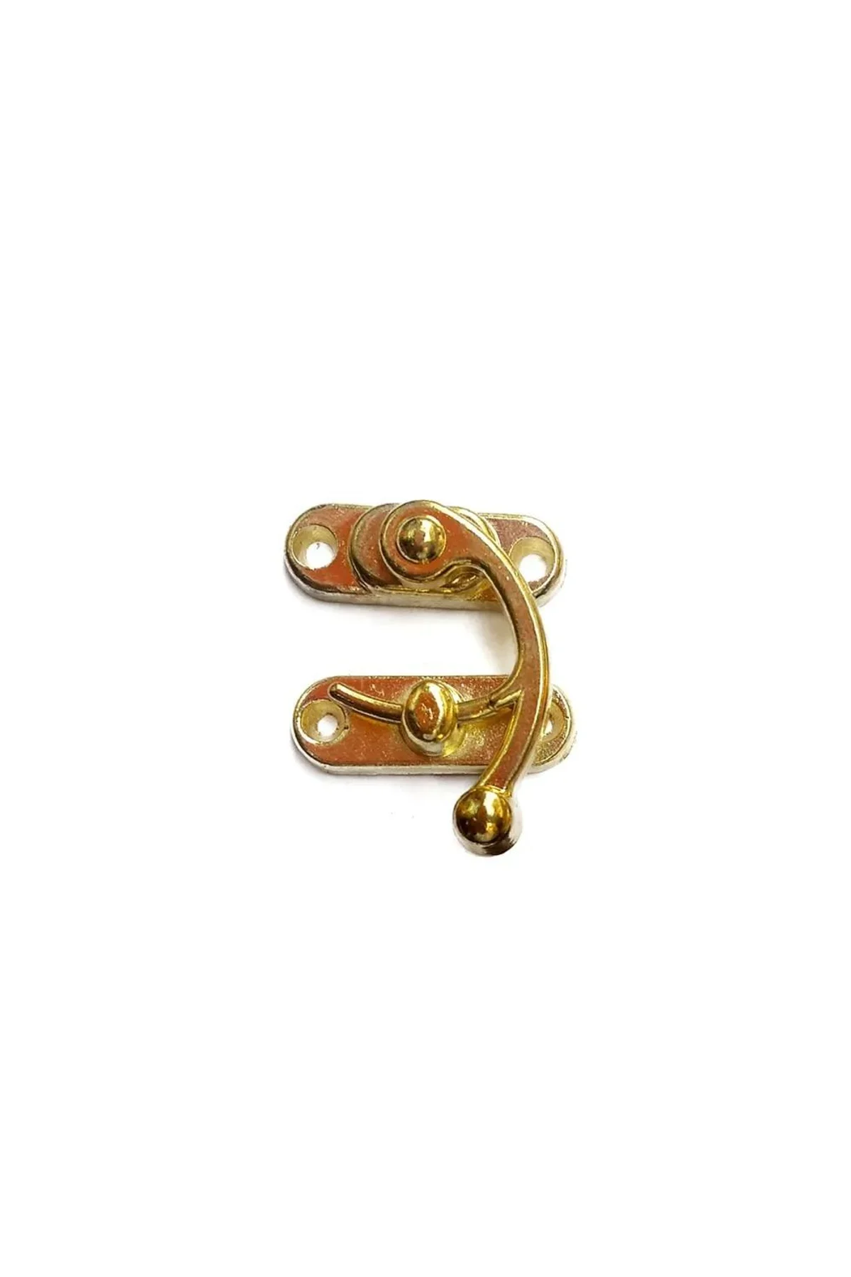 Yay Gözü, Ahşap Kutu Klipsi - Küçük 28x33 Mm, Sarı, 1 Adet