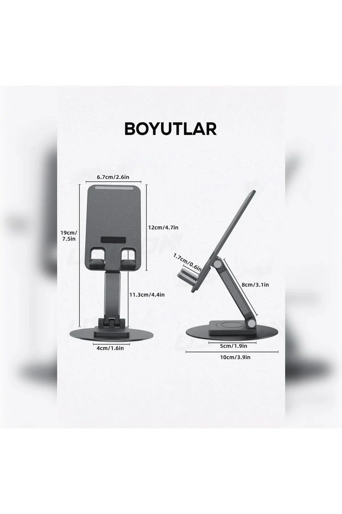 Kablo Geçirilebilir Telefon Tutucu - Just Cheap Store Görsel 4