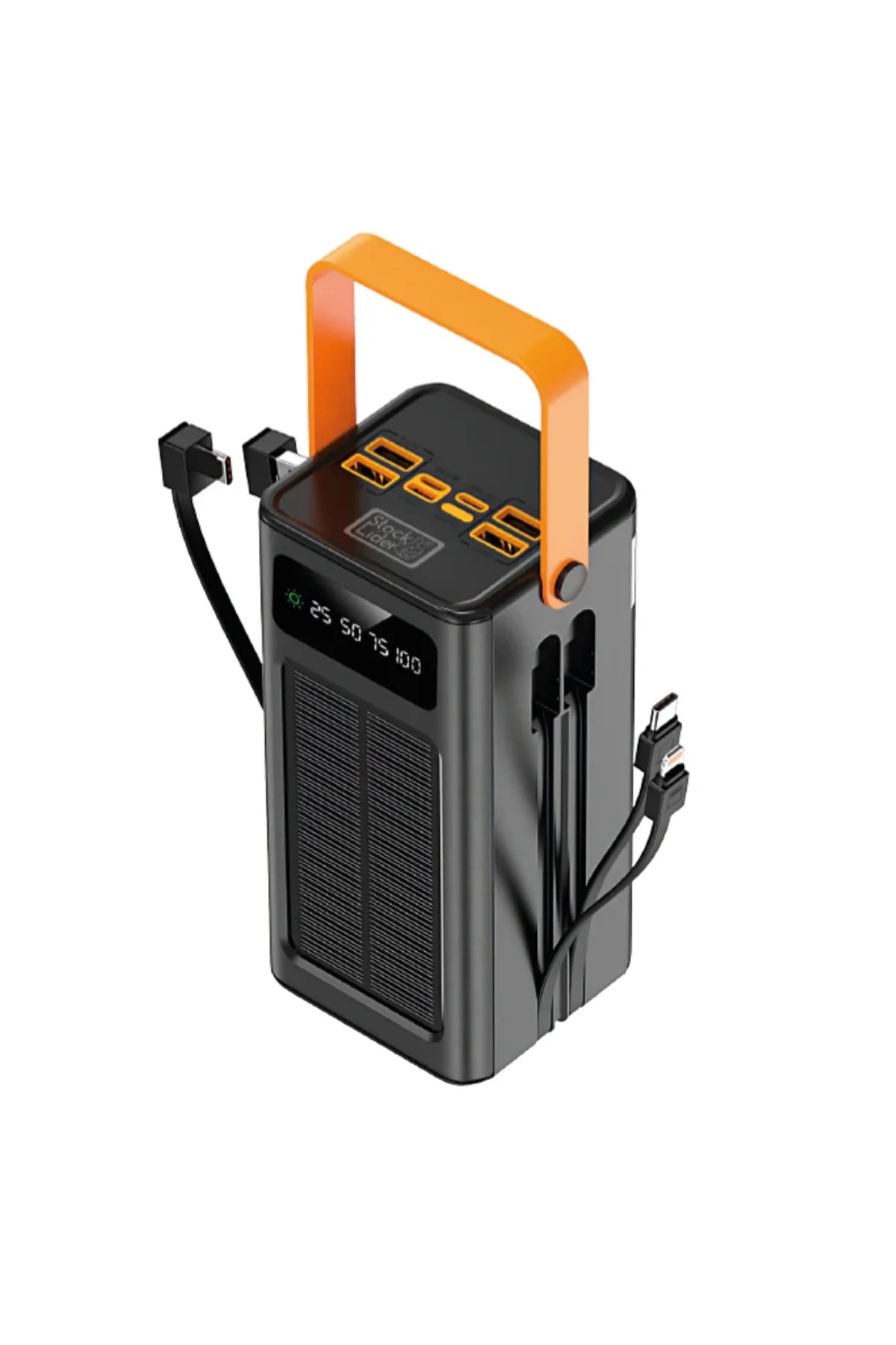 Çok Amaçlı Solar Powerbank Yüksek Kapasiteli Taşınabilir Şarj Cihazı 80.000 - Just Cheap Store Görsel 2