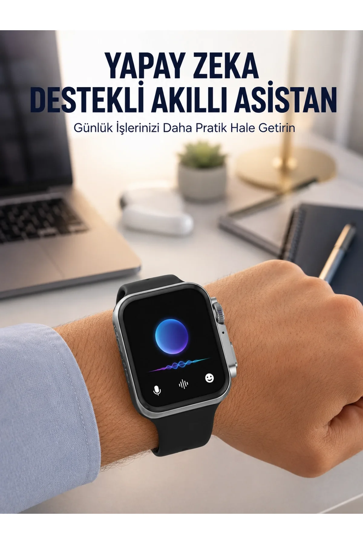 Amoled Ekranlı Akıllı Saat Sesli Görüşme Gps Nabız Ve Uyku Takibi Yeni Nesil