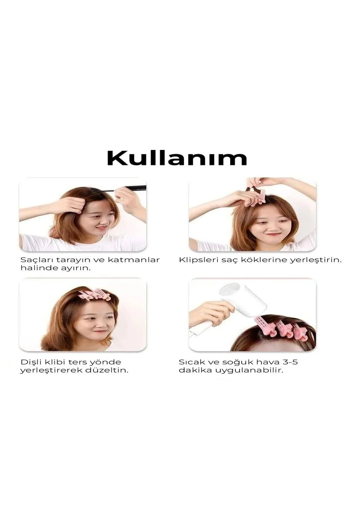 Pati Detaylı Saç Bigudi - Just Cheap Store Görsel 3