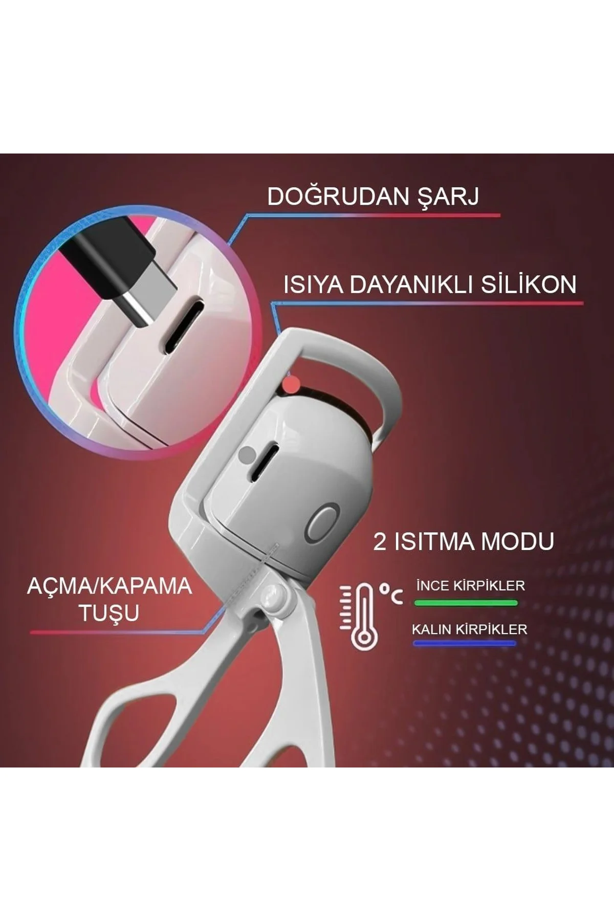 Elektronik Kirpik Kıvırıcı - Just Cheap Store Görsel 2