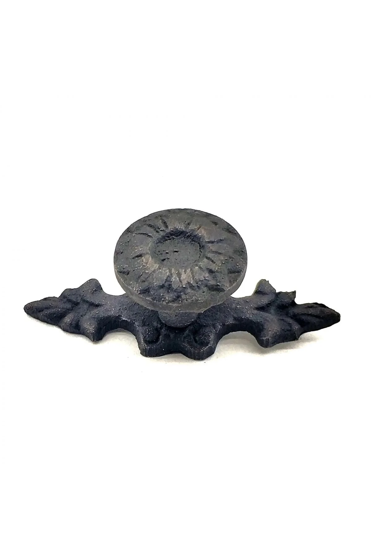 Antika Tarz Dekoratif Pirinç Çiçek Düğme - 20x53 Mm, Oksit