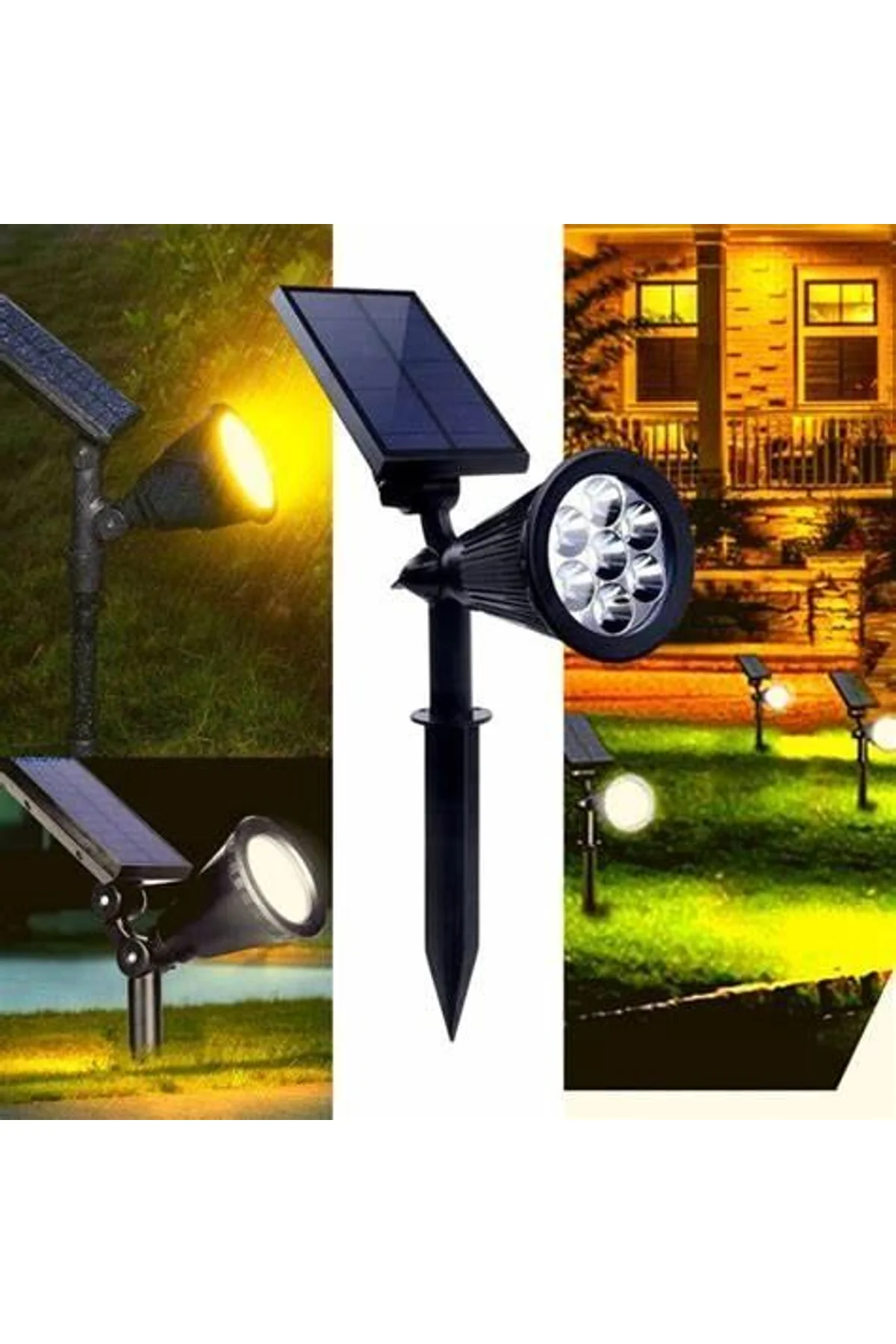 Solar 7w Kazıklı Bahçe Armatürü Rgb Mz-301a - Just Cheap Store Görsel 2