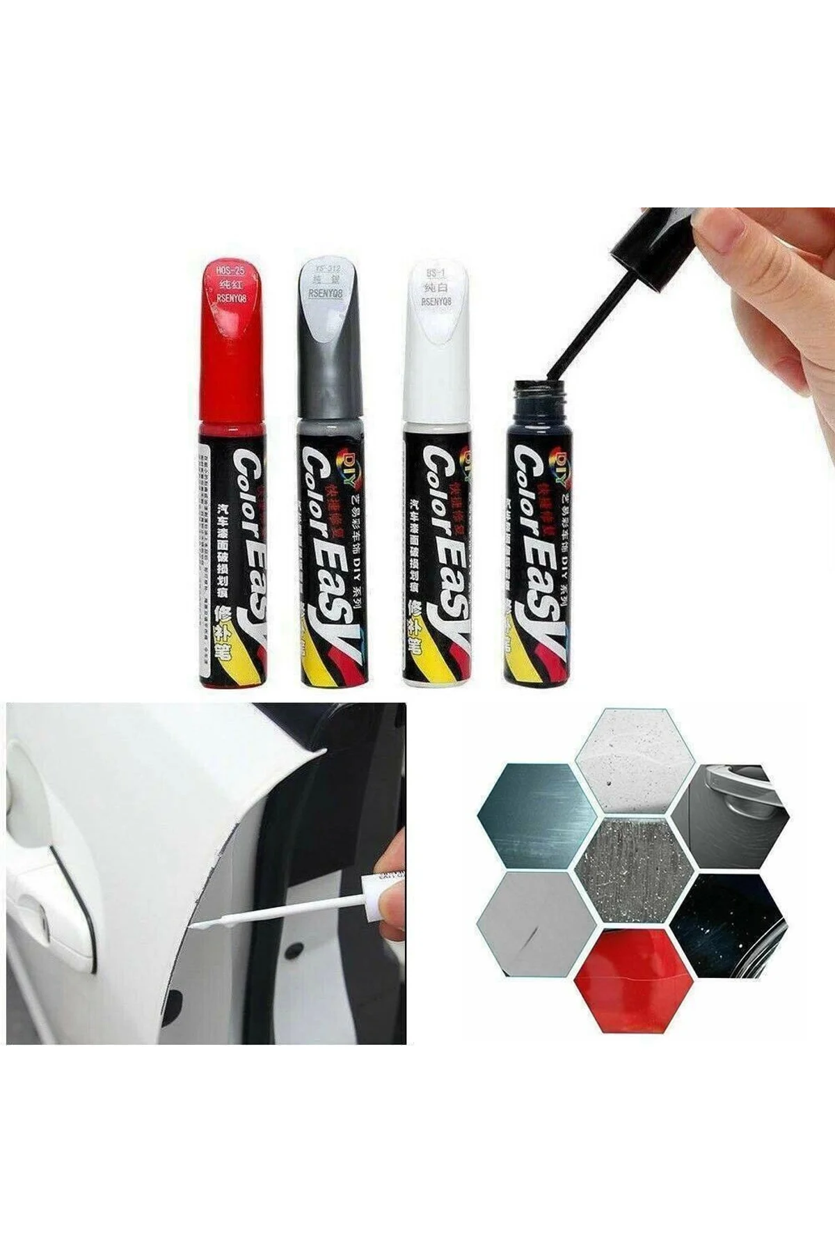 Kırmızı Araç Çizik Giderici Rötuş Kalemi - Just Cheap Store Görsel 3