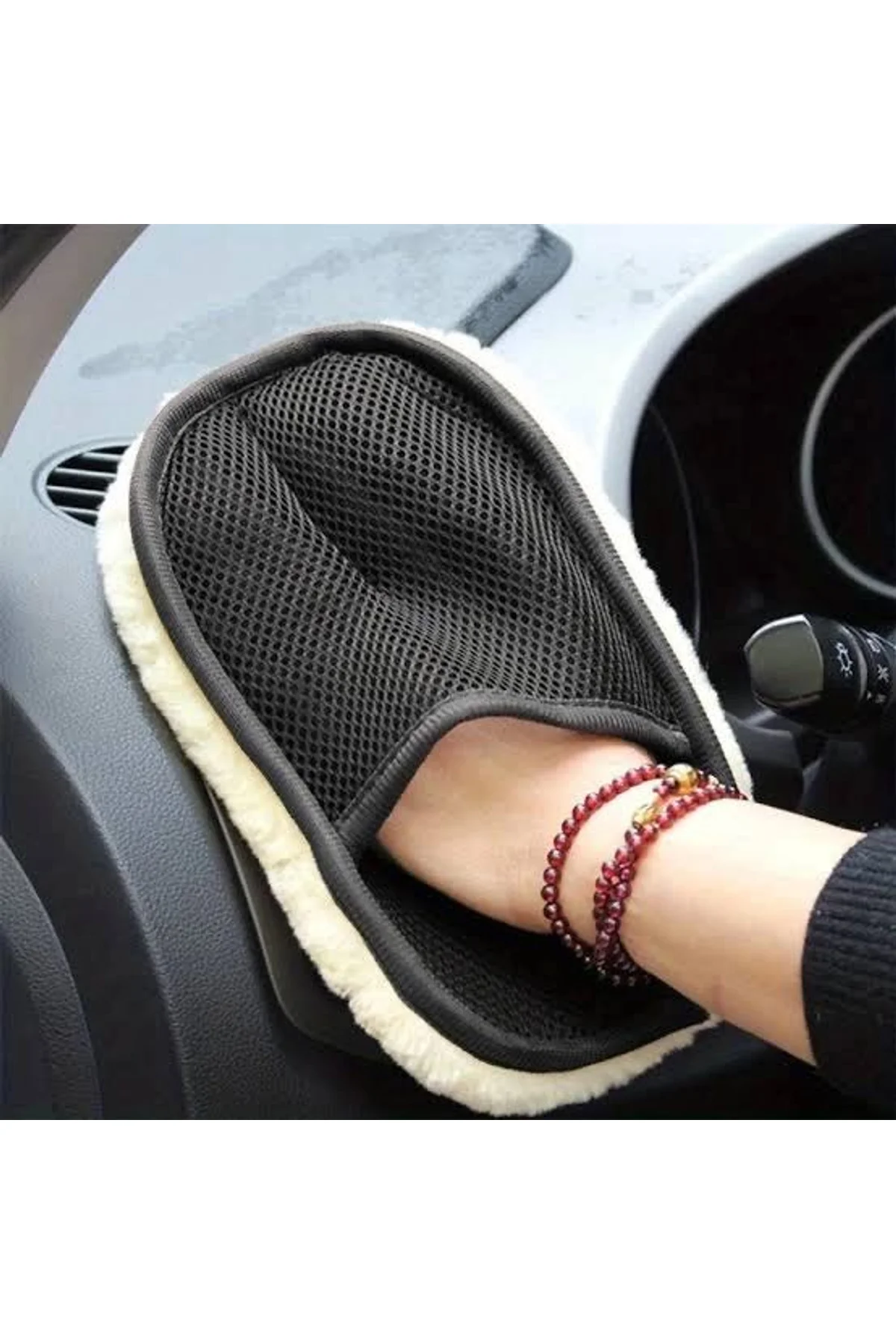 Mikrofiber Yün Araba Yıkama Eldiveni - Çizmez Ve Yüksek Emici - Just Cheap Store Görsel 3
