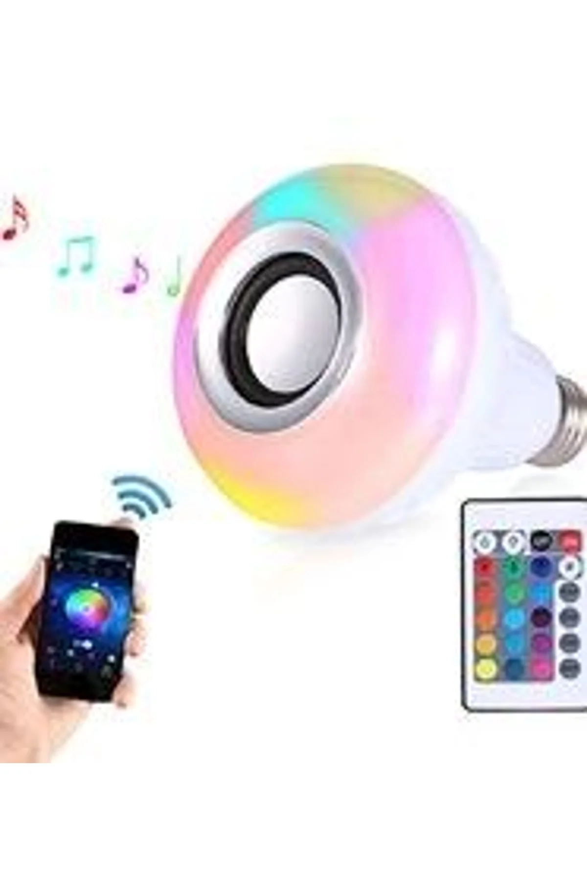 Bluetooth Hoparlör Akıllı Led Ampül Lamba