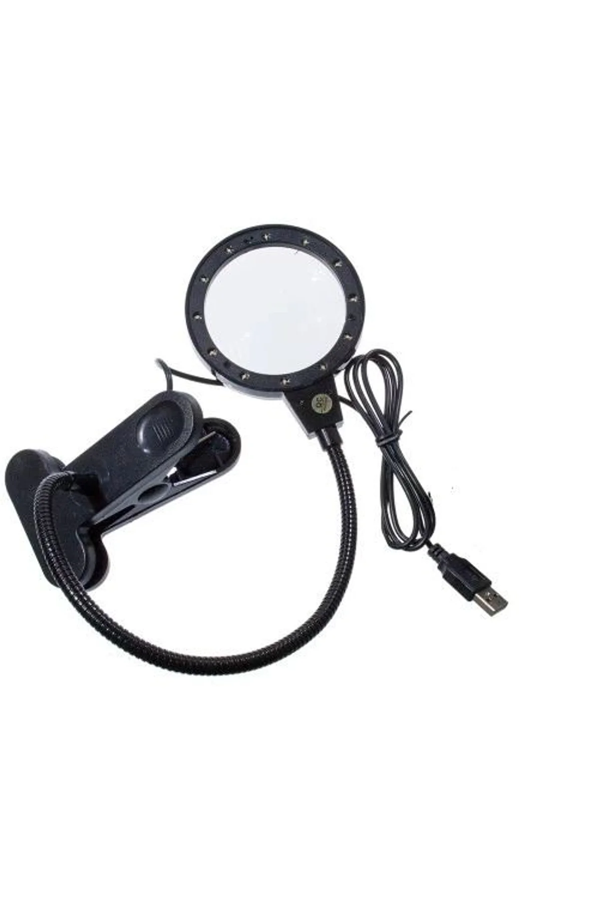 12 Led Clipslı Işıklı Büyüteç,işıklı Masa Lambası Çalışma Lambası - Just Cheap Store Görsel 5
