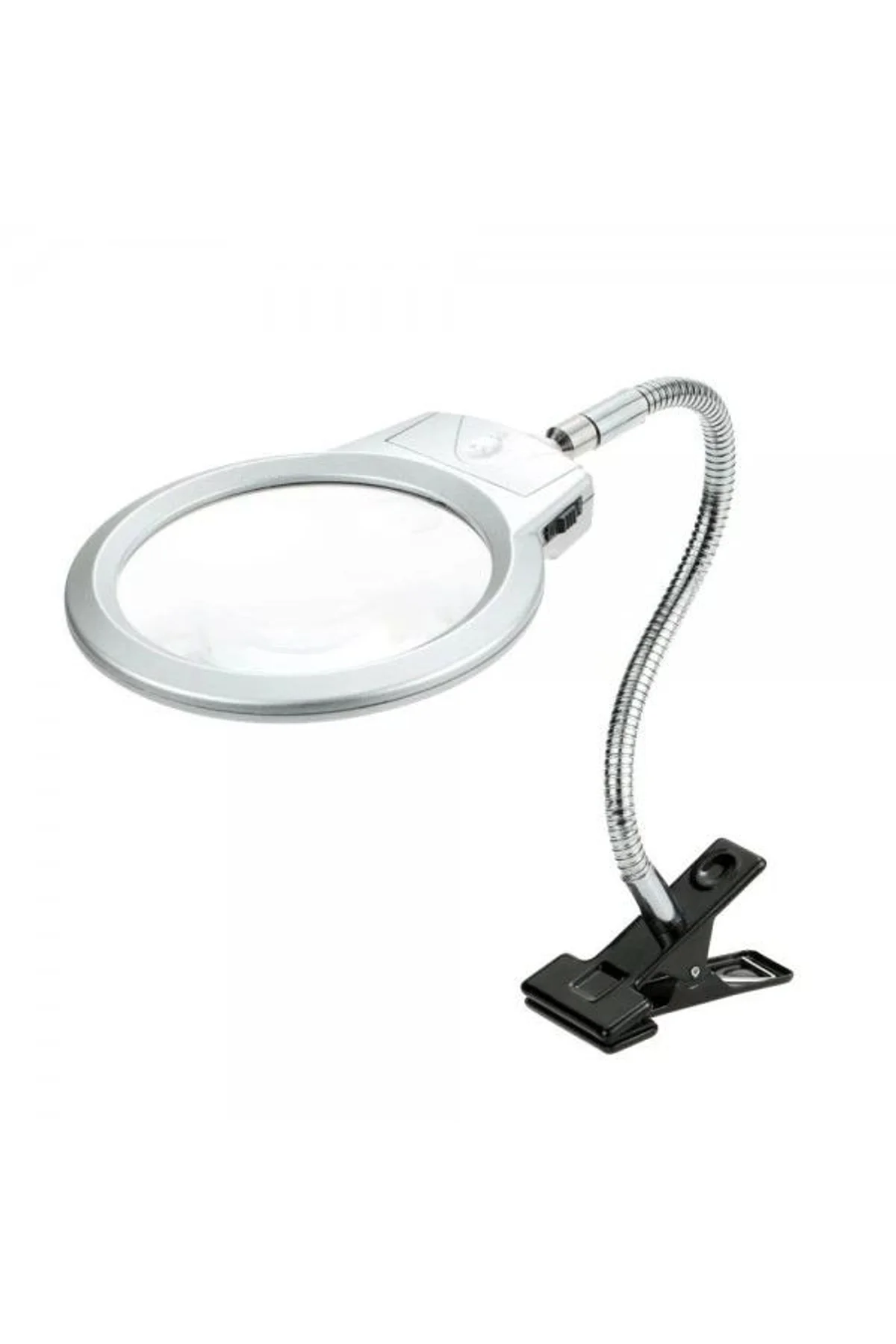2.5x130 Mm 5x24 Mm Led Aydınlatmalı Büyüteç,masa Üstü Metal Hortum Mandallımg15124c - Just Cheap Store Görsel 5