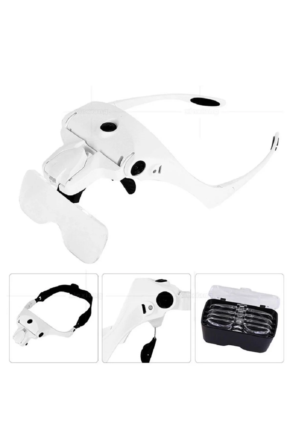 Şarjlı Gözlük Büyüteç Çalışma Büyüteci 5 Lensli 9892b2c - Just Cheap Store Görsel 2
