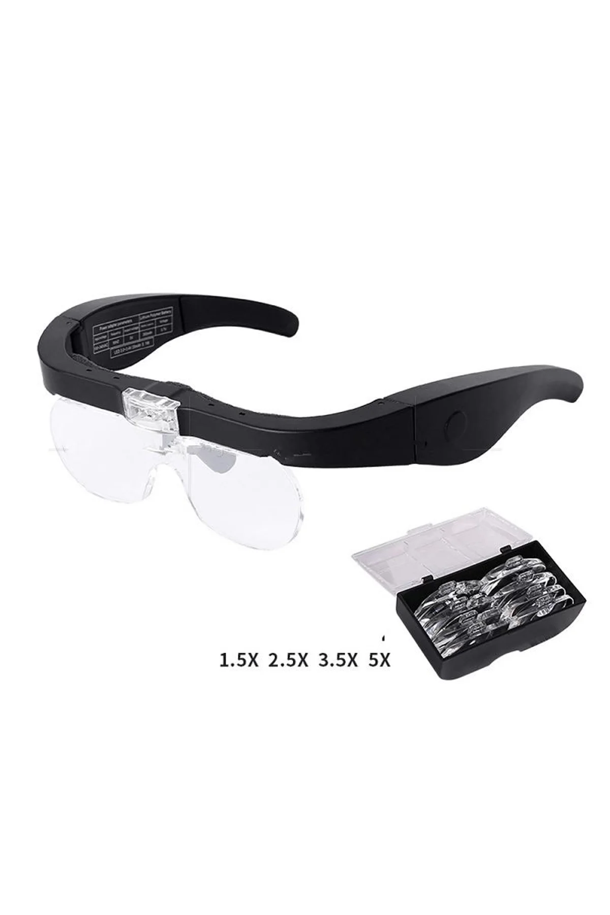 Şarjlı Gözlük Büyüteç 4 Farklı Lens 11537dc - Just Cheap Store Görsel 2