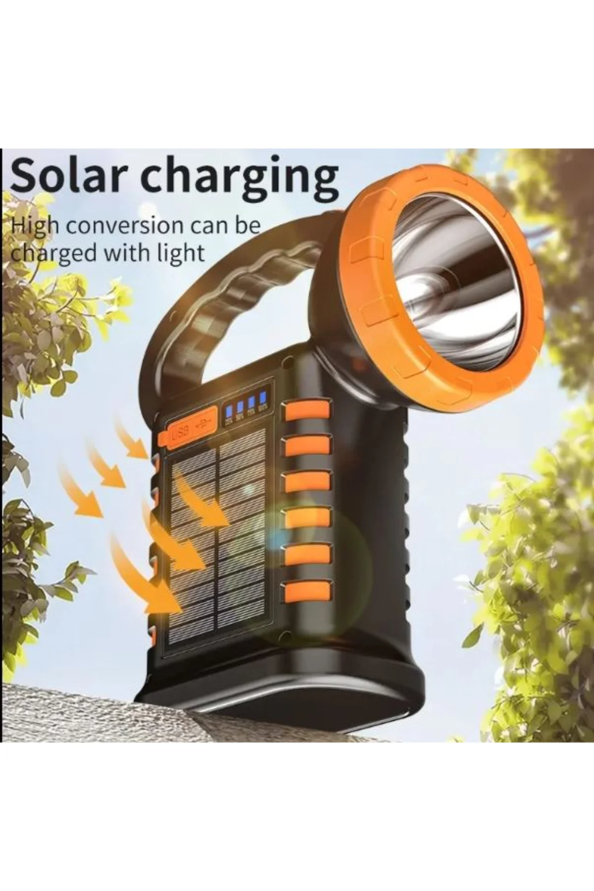 Wıson Ws-4343 Çok Fonksiyonlu Solar Şarjlı Powerbanklı Kamp Lambası - Just Cheap Store Görsel 4