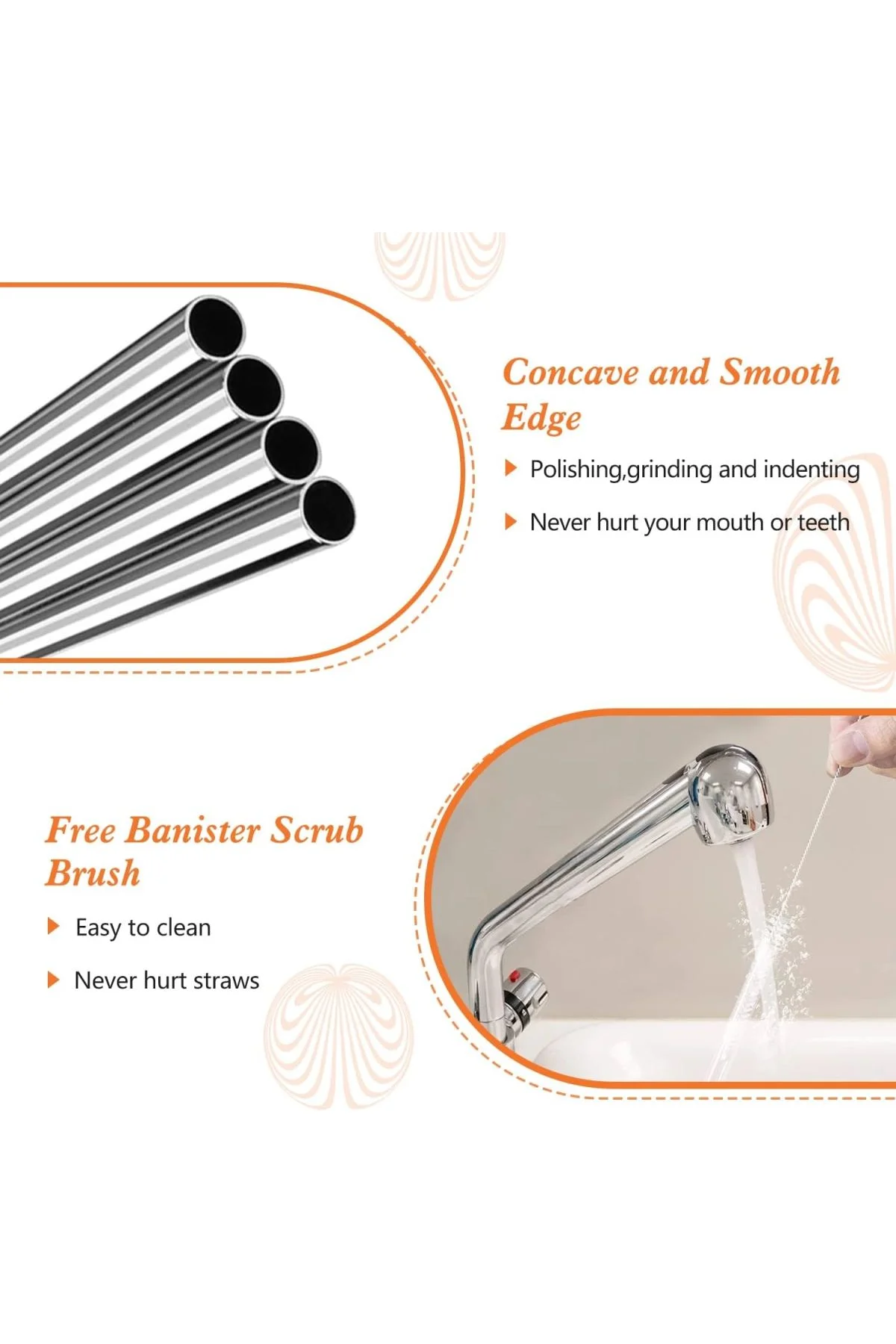 3 Parça Paslanmaz Çelik Pipet Seti - Just Cheap Store Görsel 2