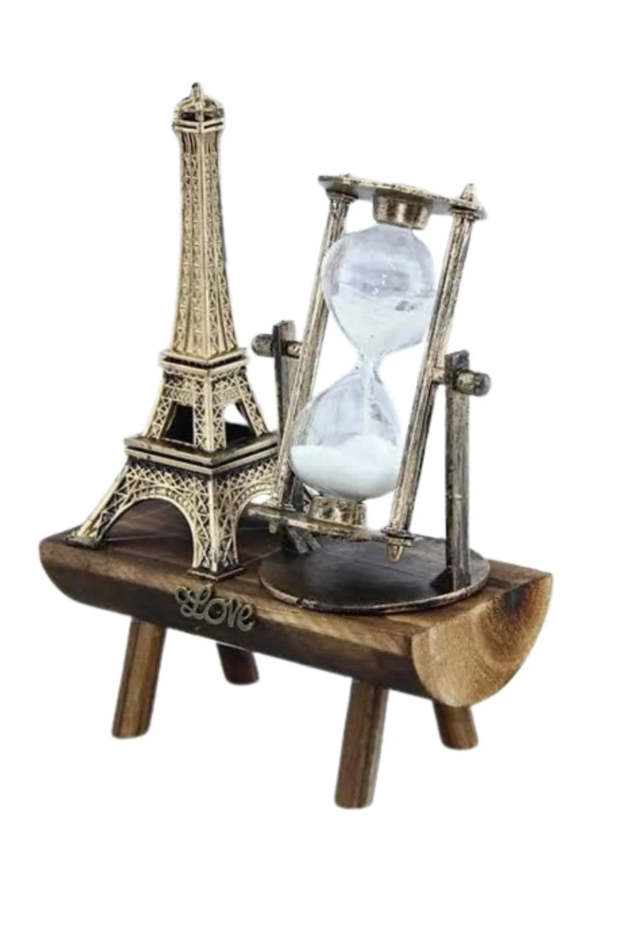 Paris Eyfel Kulesi Hediyelik Eyfel Retro Kum Saati Dekoratif Eşya Yeni Nesil - Just Cheap Store Görsel 3