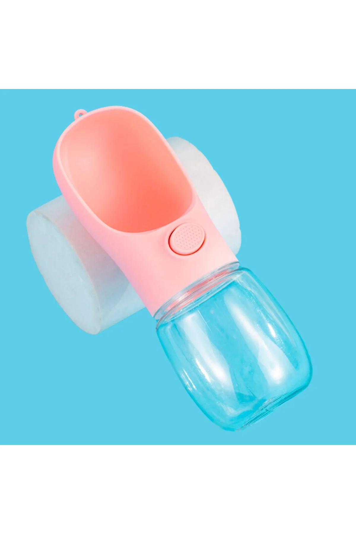 450 ml Taşınabilir Butonlu Evcil Hayvan Suluğu (4741) - Just Cheap Store Görsel 3
