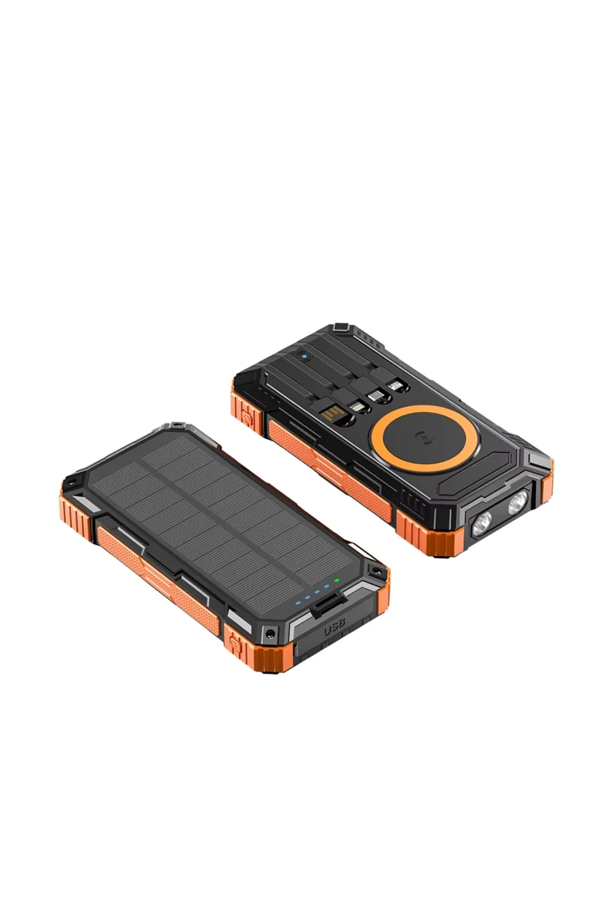 20000 Mah Solar Powerbank Kablosuz Şarj Özellikli Kamp Ve Seyahat İçin Taşınabilir Güç Kaynağı - Just Cheap Store Görsel 5