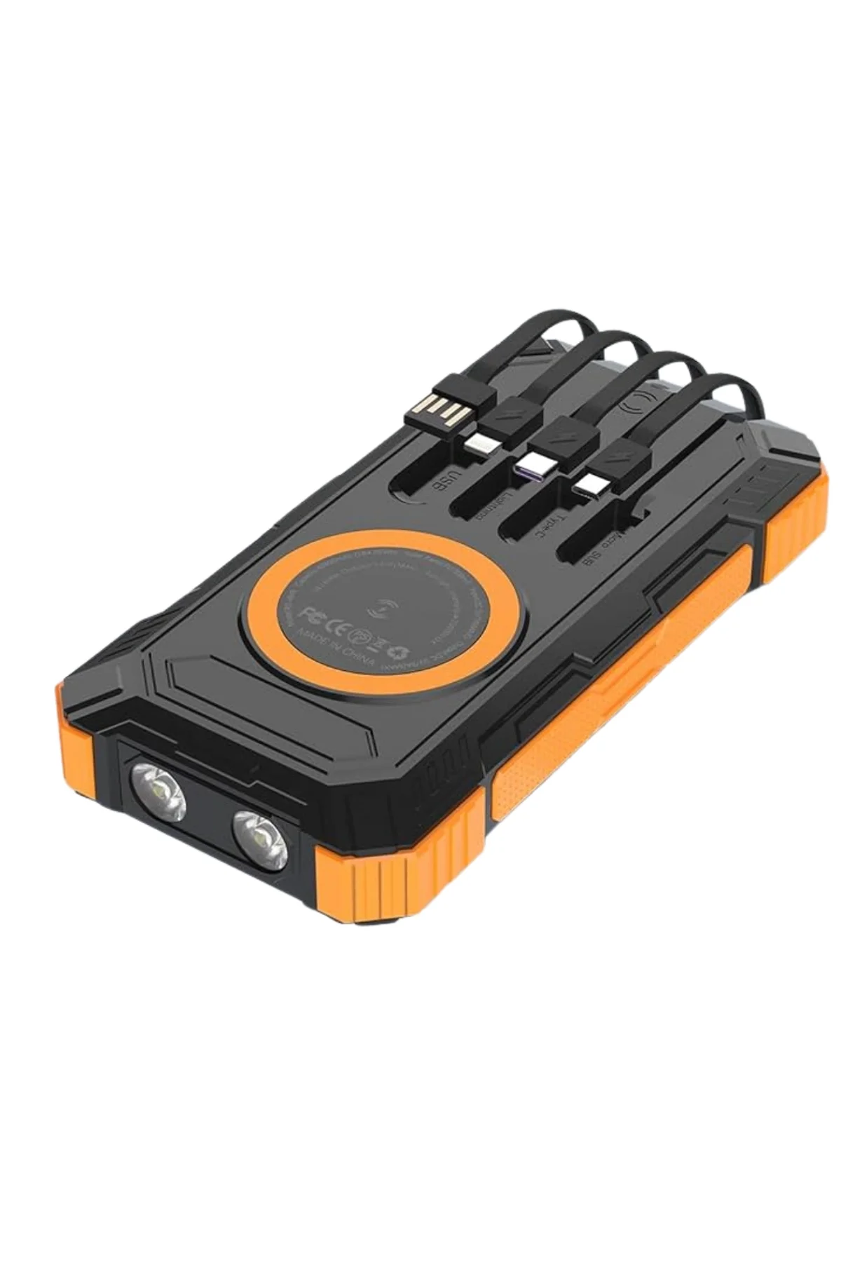 20000 Mah Solar Powerbank Kablosuz Şarj Özellikli Kamp Ve Seyahat İçin Taşınabilir Güç Kaynağı - Just Cheap Store Görsel 3
