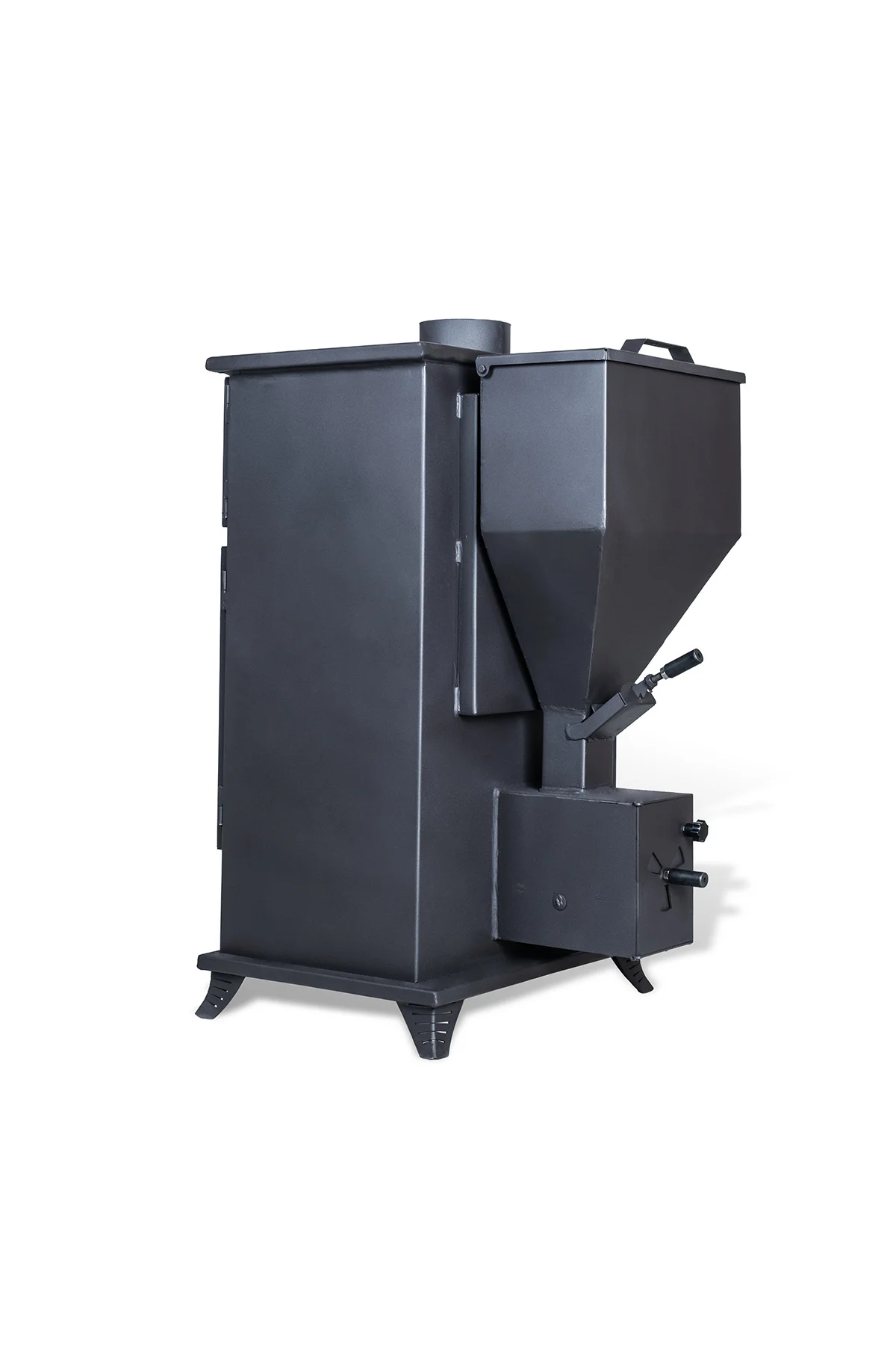 Pelet ve Odun Sobası MS-K003 Modeli Şömineli - Fırınlı - Ms Görsel 3