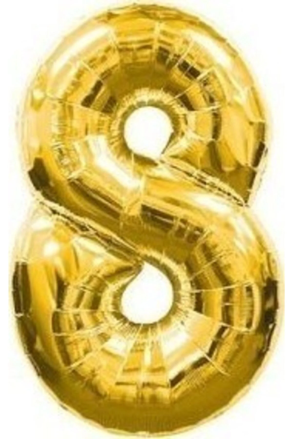 Fırsat Ayı Balon 8 Rakamı Gold Folyo Balon 102 Cm